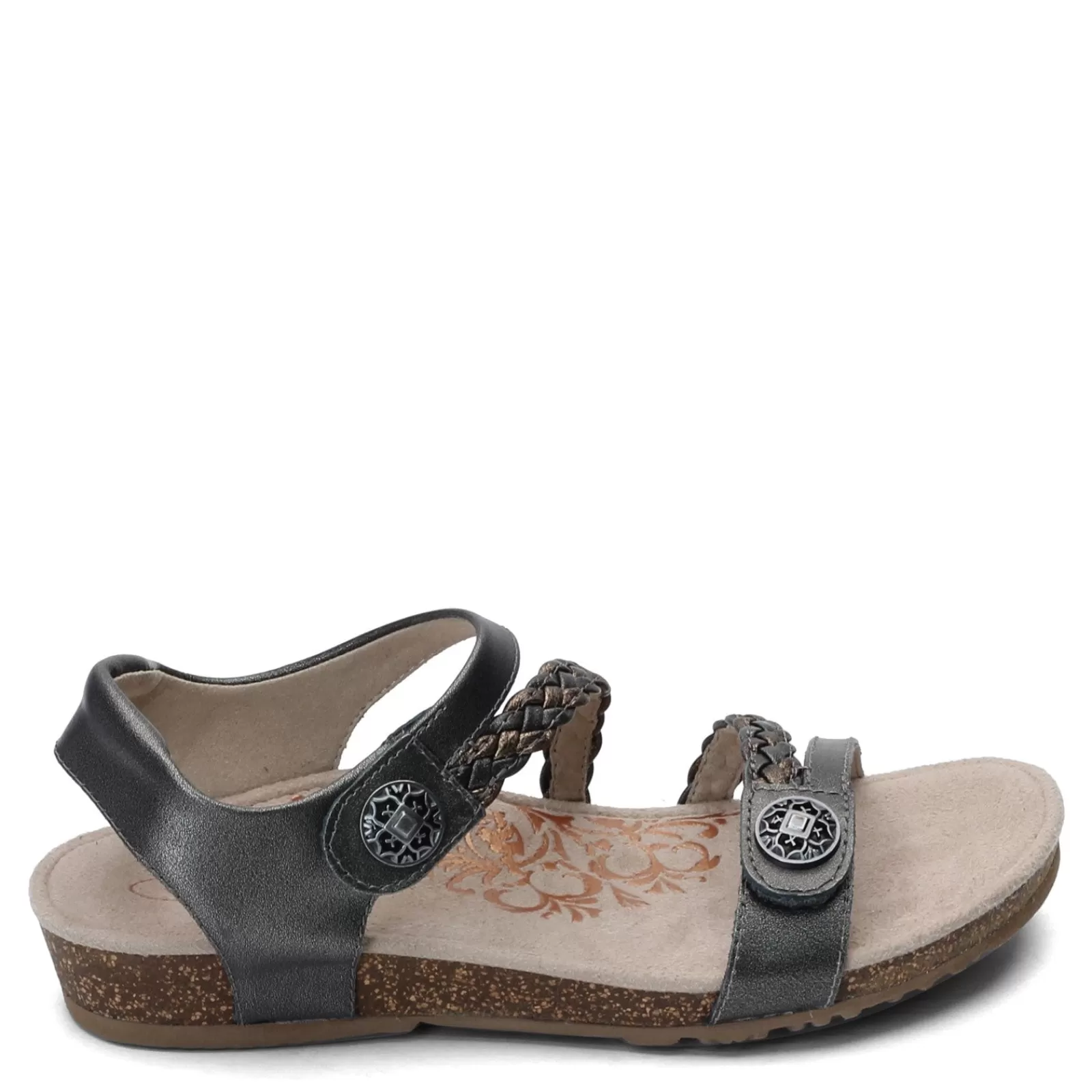 Best Aetrex Women's , Jillian Sandal Gunmetal