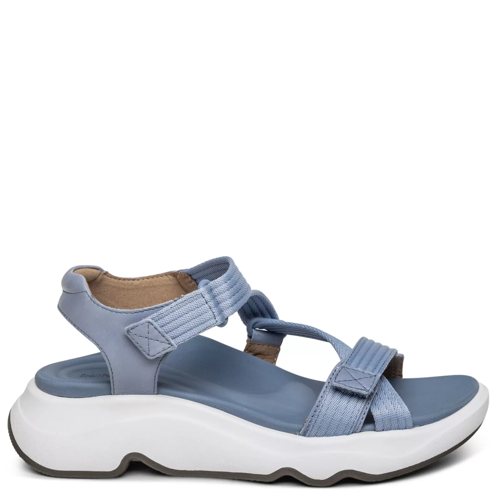 Store Aetrex Women's , Marz Sandal Blue