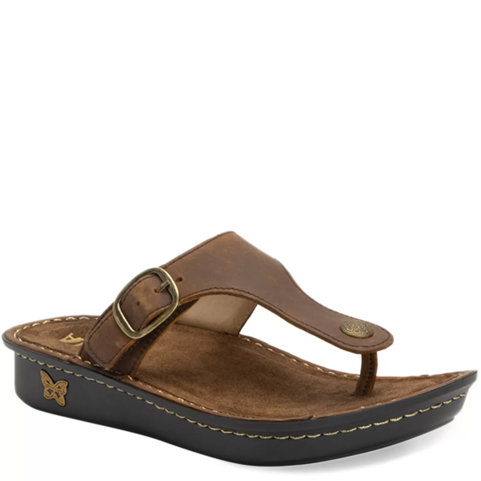 Best Alegria Women's , Vella Sandal Oiled Brown