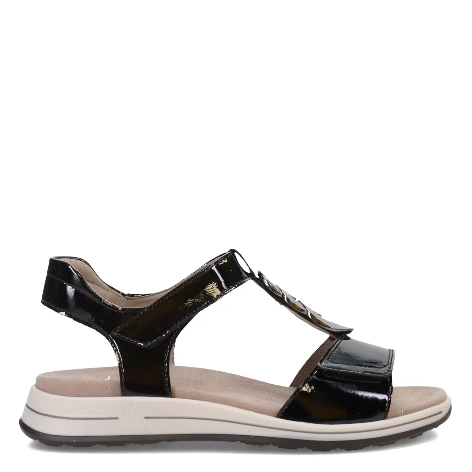 Discount Ara Shoes Women's ara, Oregon Sandal Black