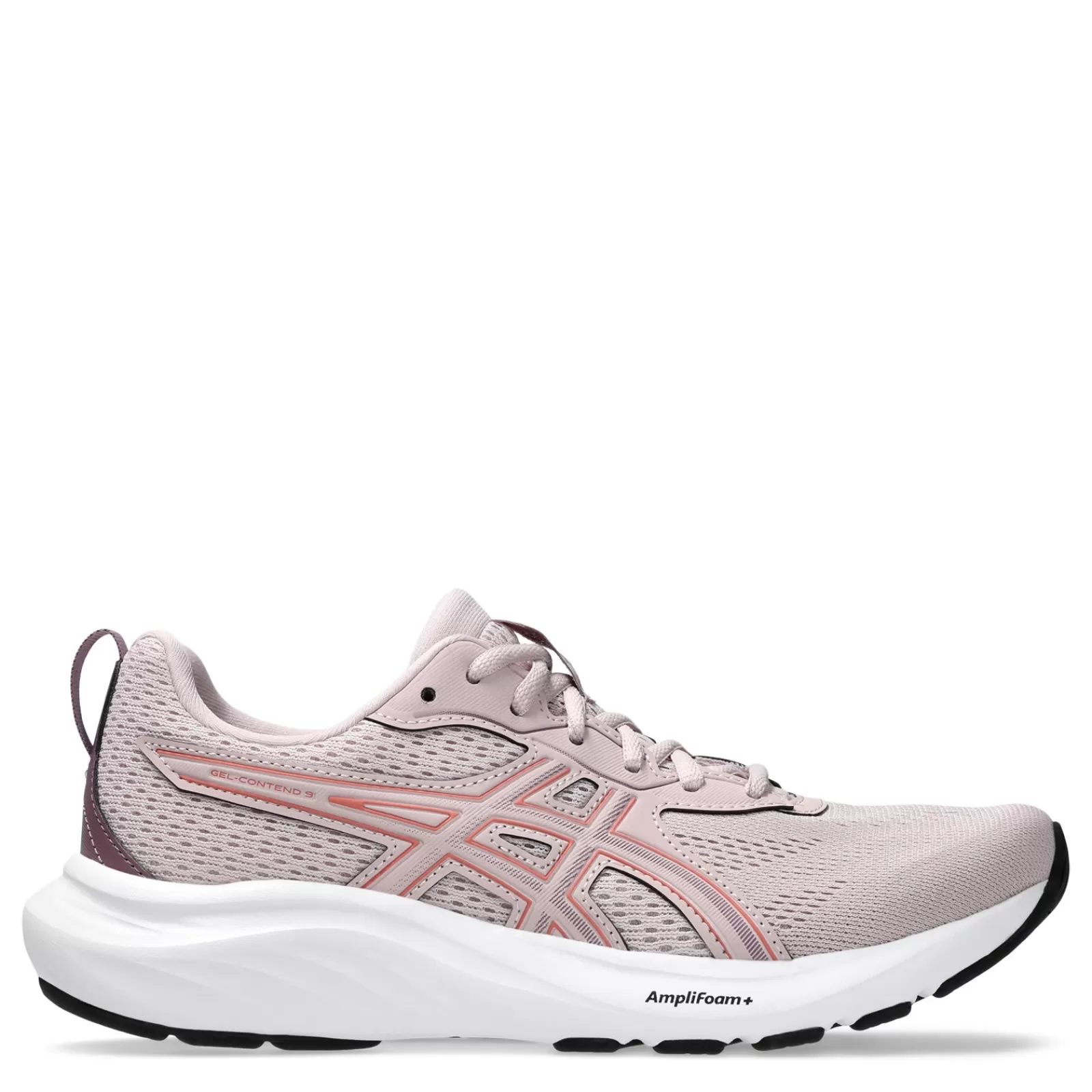 Discount ASICS Women's , GEL-Contend 9 Running Shoe - Wide Width Watershed Rose/Desert Red