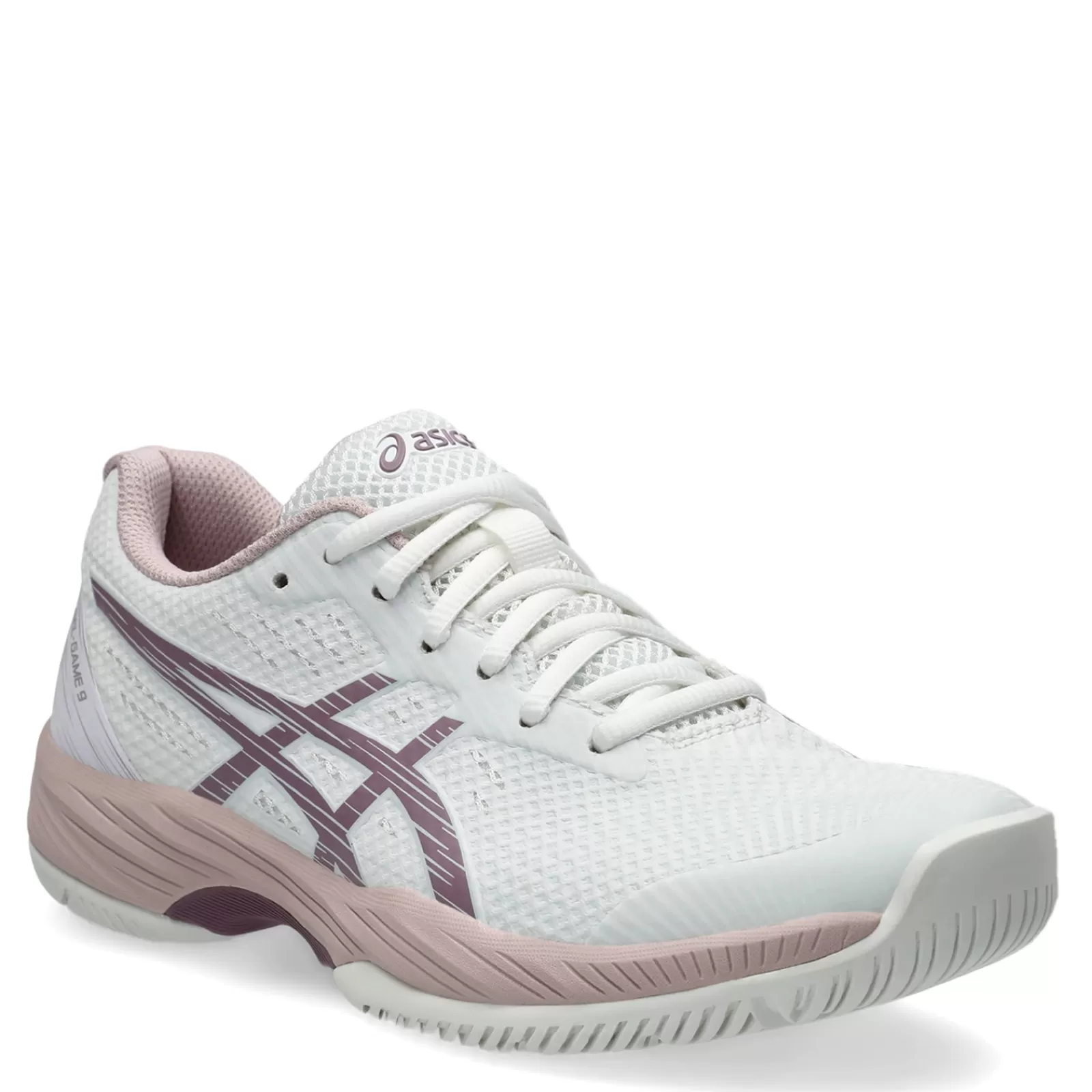 Cheap ASICS Women's , GEL-Game 9 Tennis Shoe White/Dusty Mauve