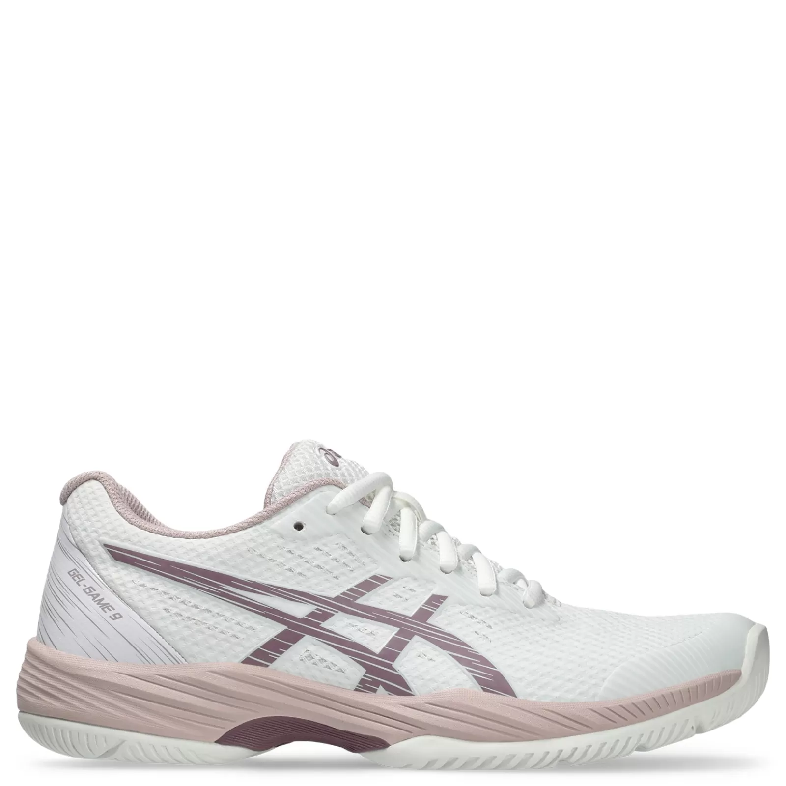 Cheap ASICS Women's , GEL-Game 9 Tennis Shoe White/Dusty Mauve