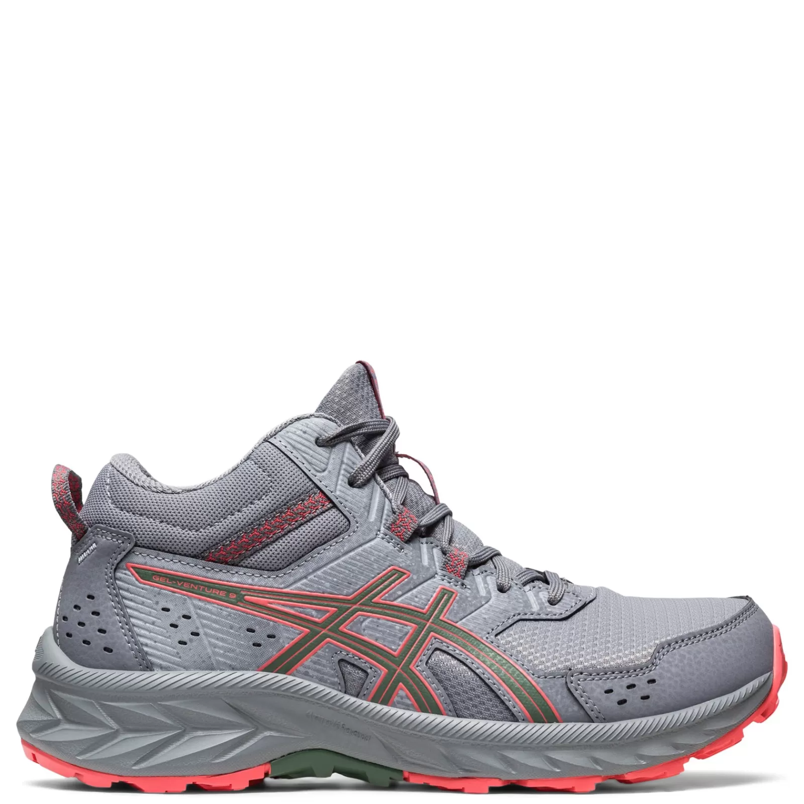 Clearance ASICS Women's , GEL-Venture 9 MT Trail Running Shoe Grey Pink