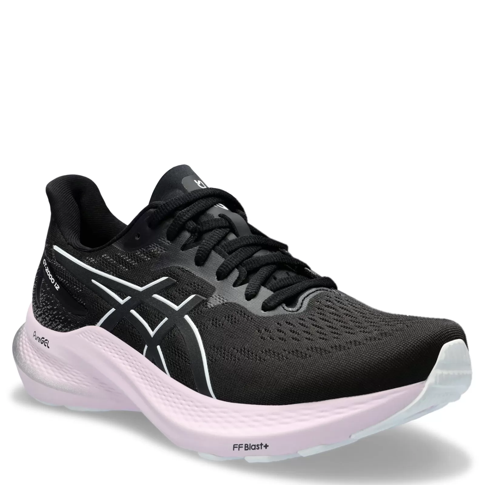 New ASICS Women's , GT-2000 12 Running Shoe Black/White