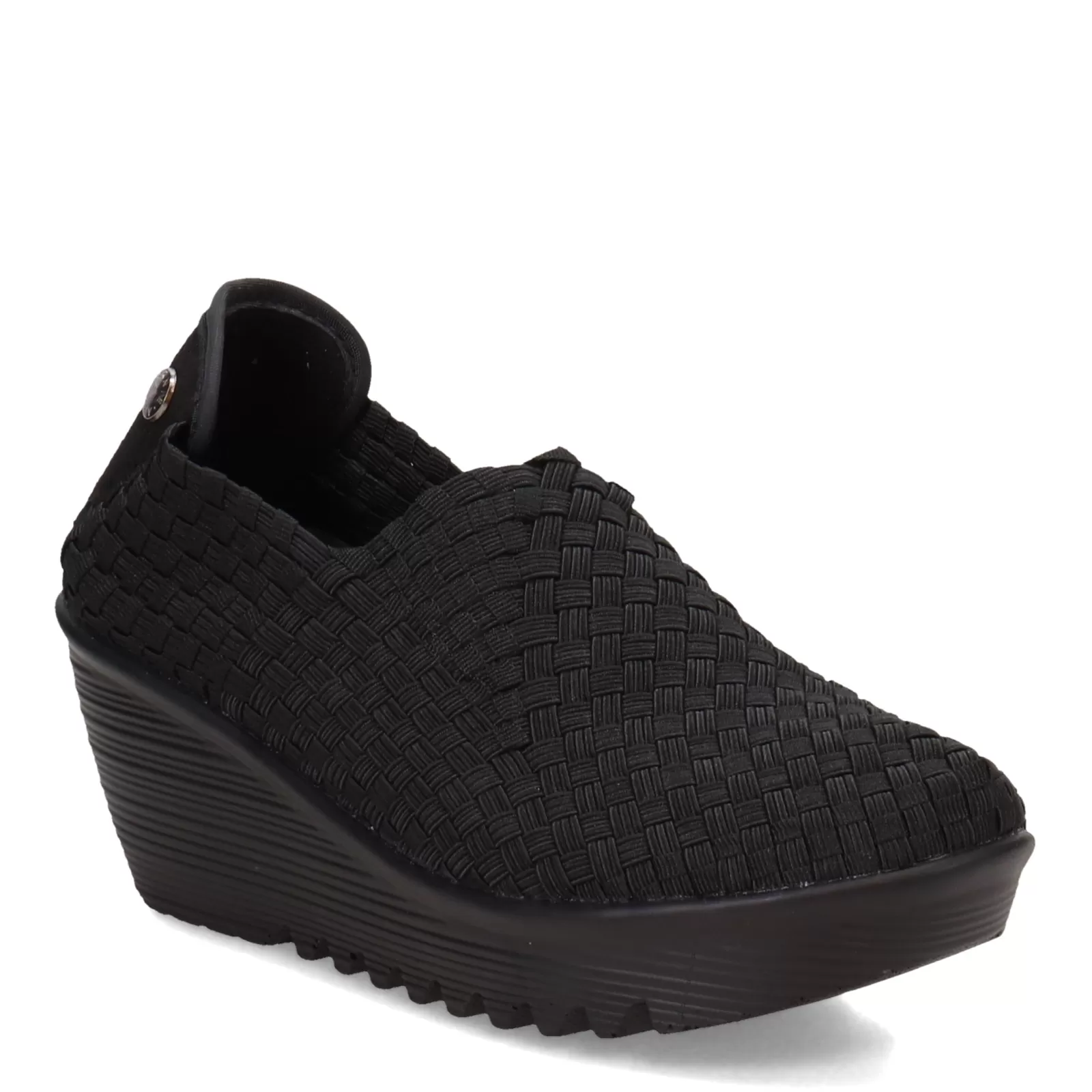 Best Sale Bernie Mev Women's , Gem Slip-on Wedge Shoe Black