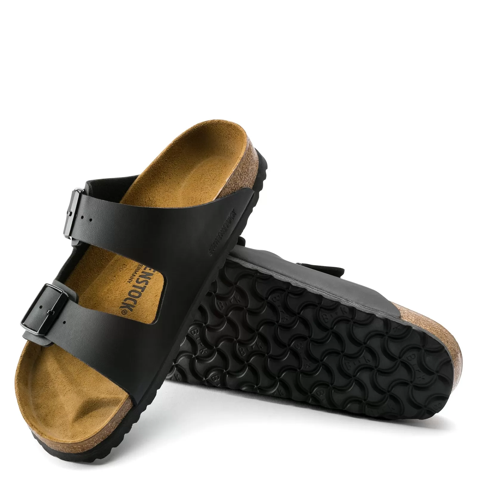 Store Birkenstock Women's , Arizona Birko-Flor Sandals - Narrow Fit Black Birko-Flor