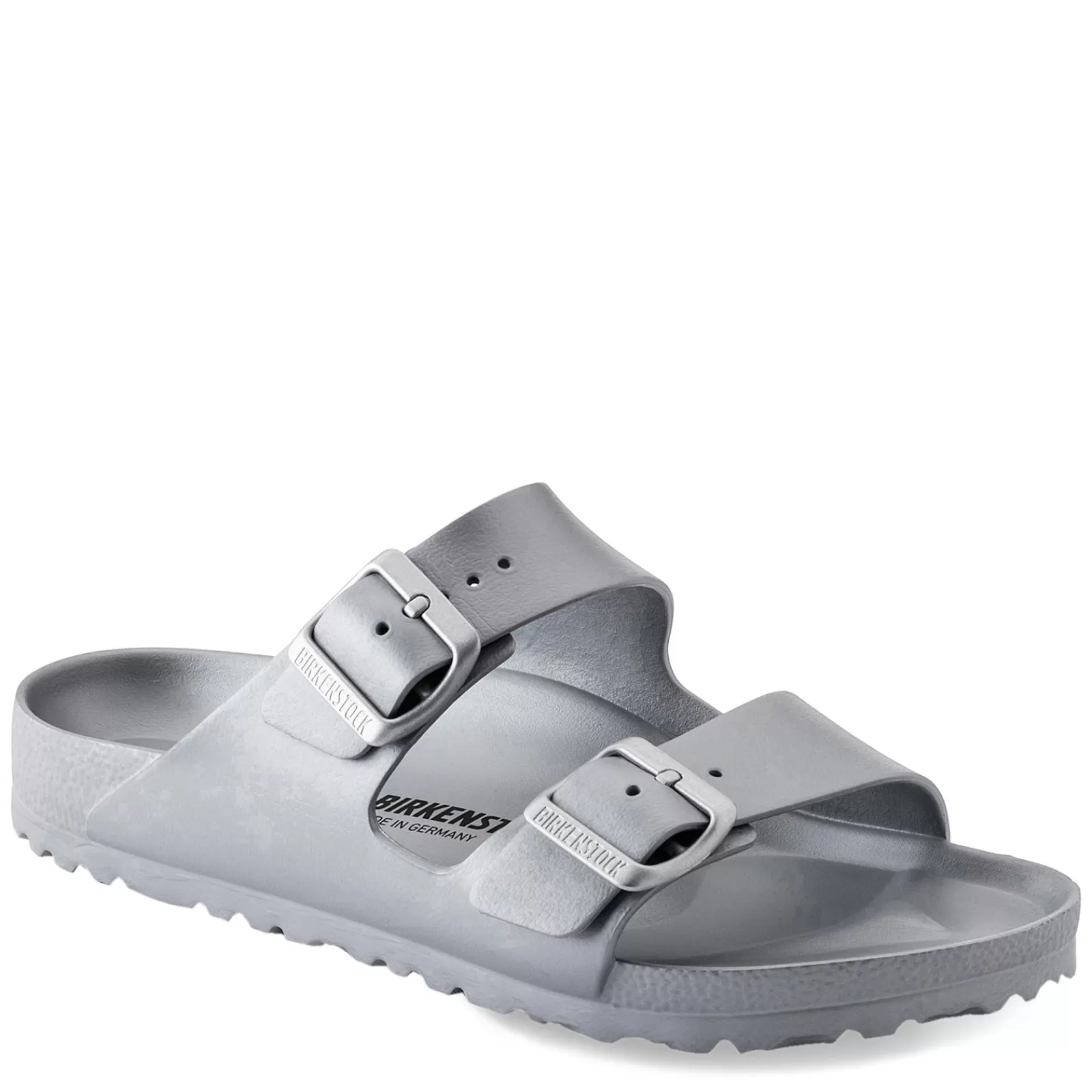 Sale Birkenstock Women's , Arizona Essentials EVA Sandal Metallic Silver