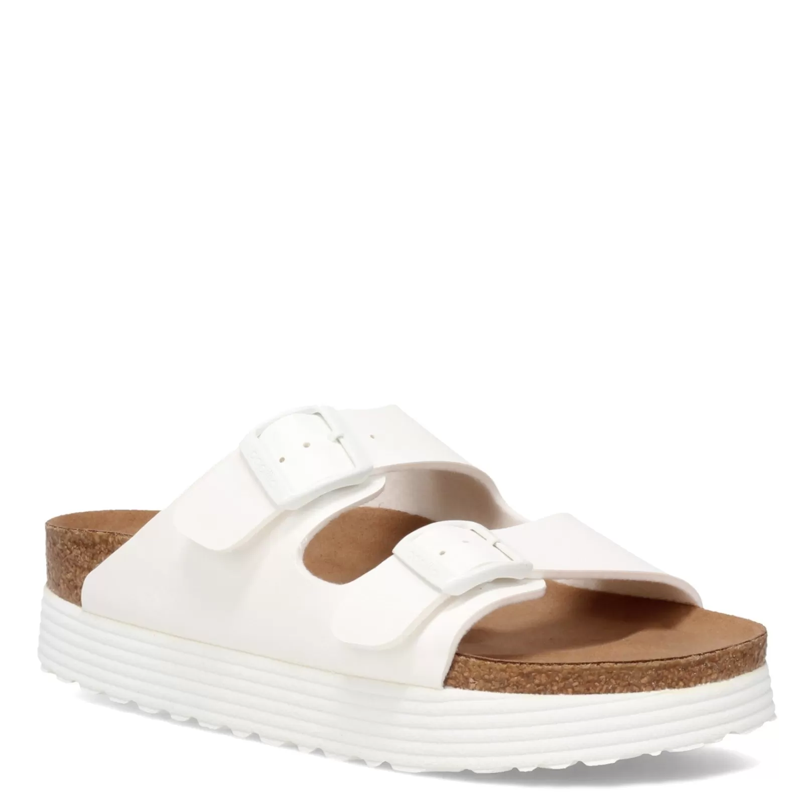 Best Sale Birkenstock Women's , Arizona Platform Sandal - Narrow Width White