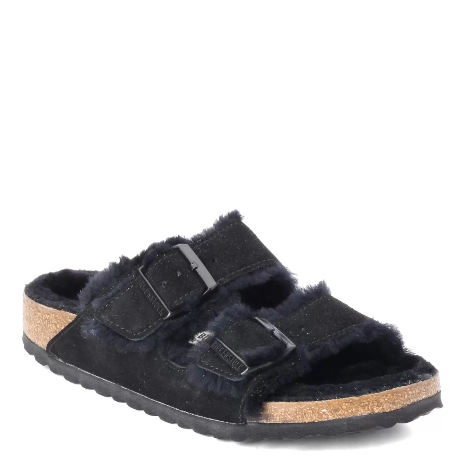 Outlet Birkenstock Women's , Arizona Shearling Lined Sandal - Narrow Width Black