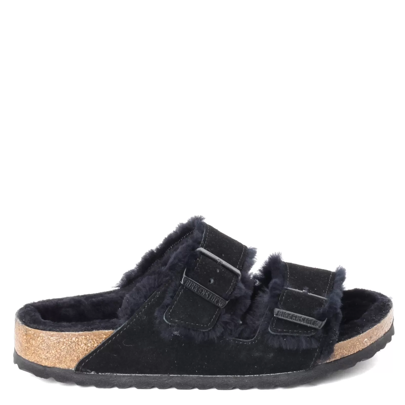 Outlet Birkenstock Women's , Arizona Shearling Lined Sandal - Narrow Width Black