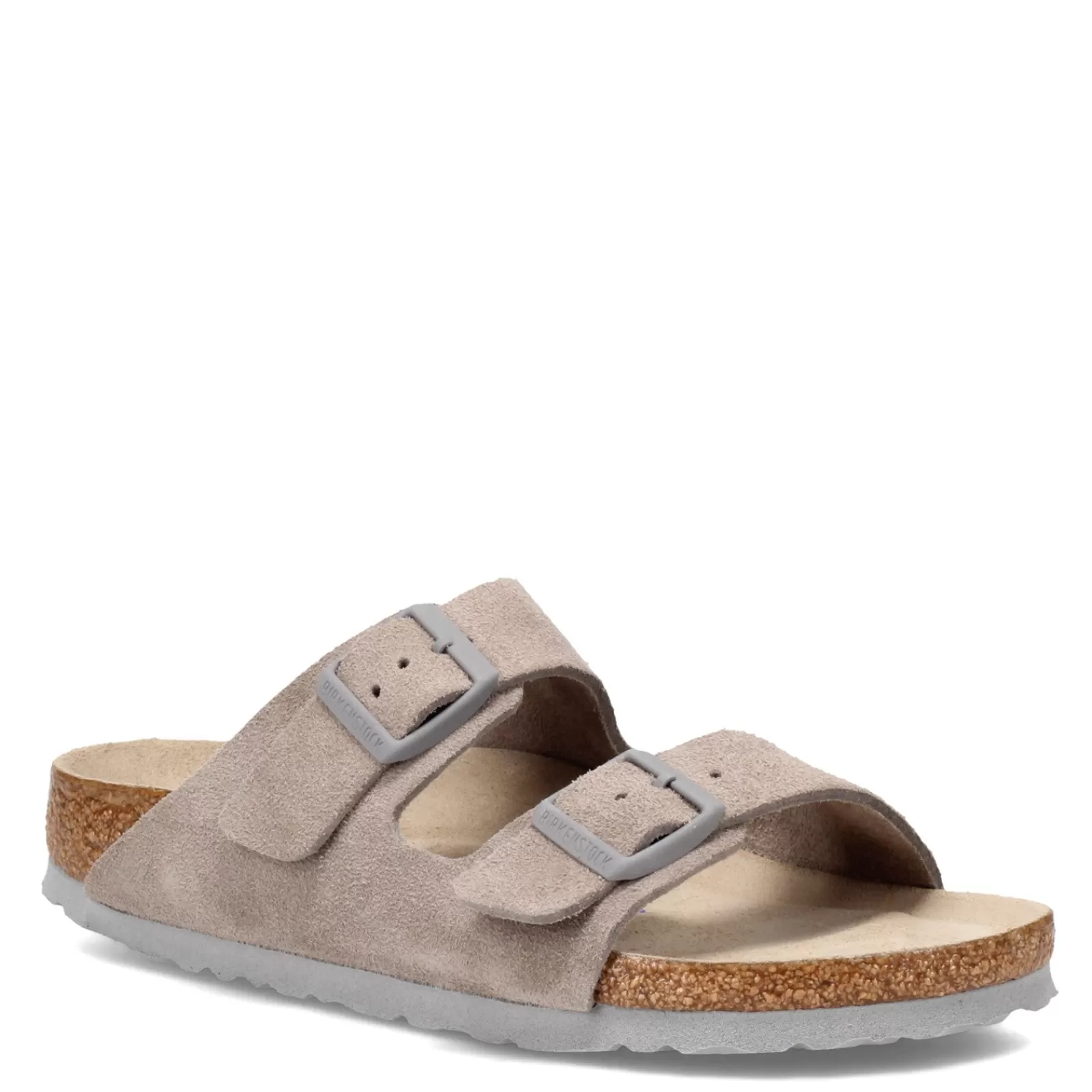 Best Sale Birkenstock Women's , Arizona Soft Footbed Sandal - Narrow Width Stone