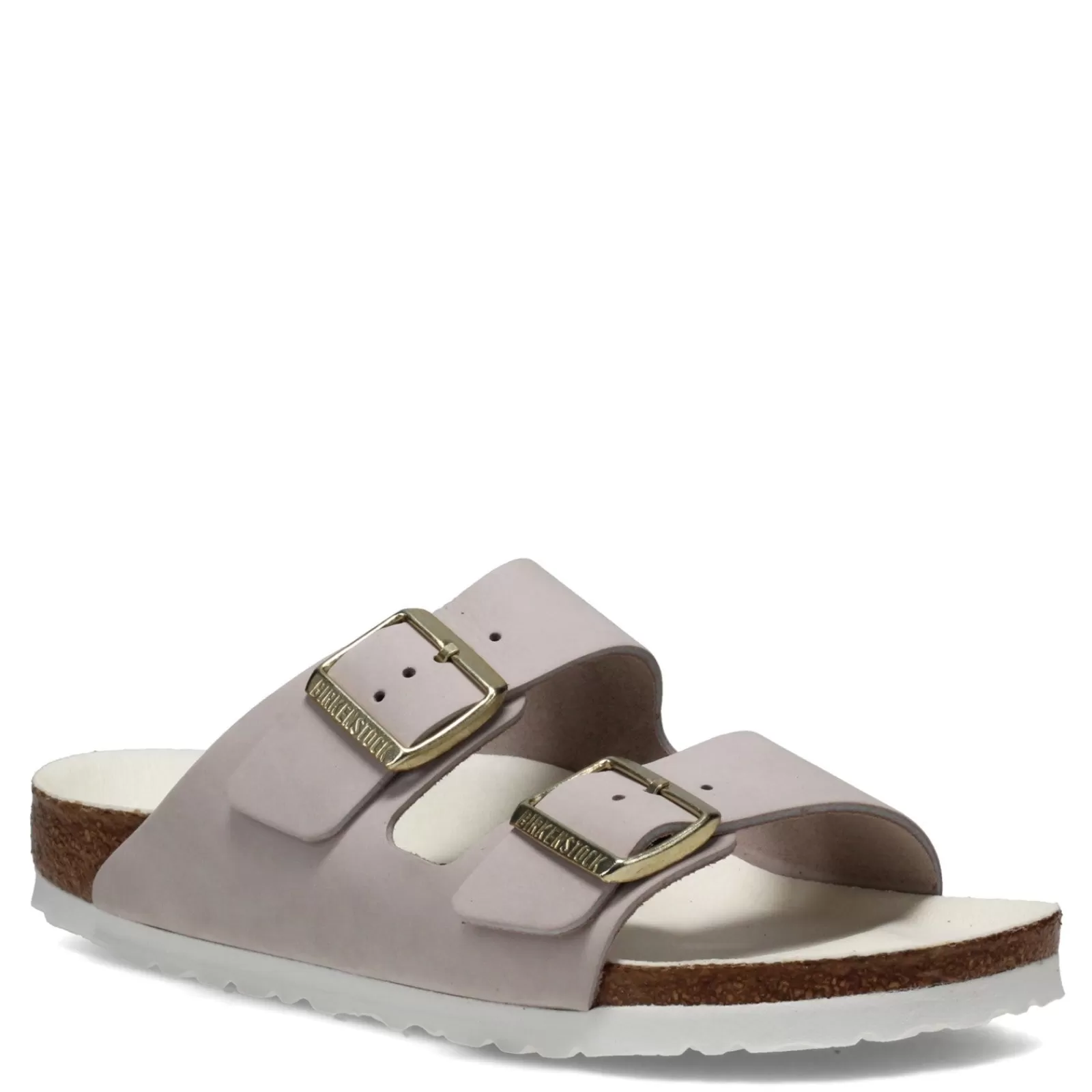 Cheap Birkenstock Women's , Arizona Soft Footbed Sandal - Narrow Width Grey Suede