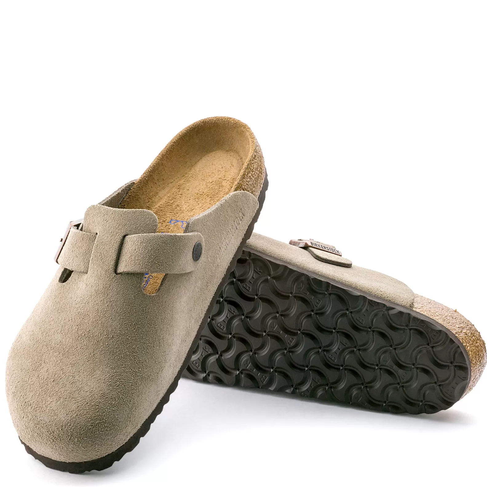 Online Birkenstock Women's , Boston Soft Footbed Taupe