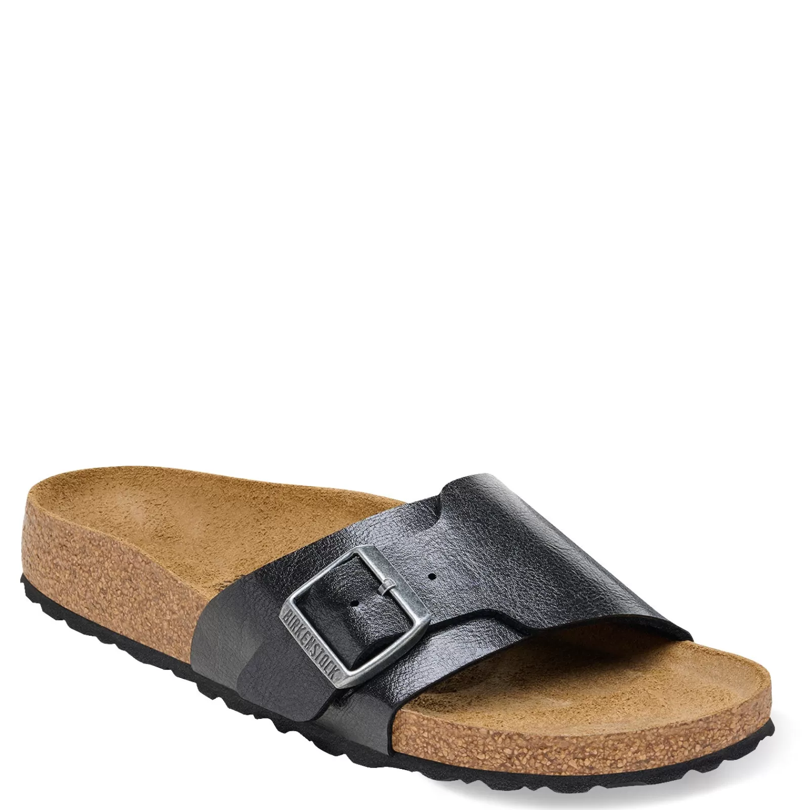 Outlet Birkenstock Women's , Catalina Slide Sandal - Narrow Fit Licorice Birko-Flor