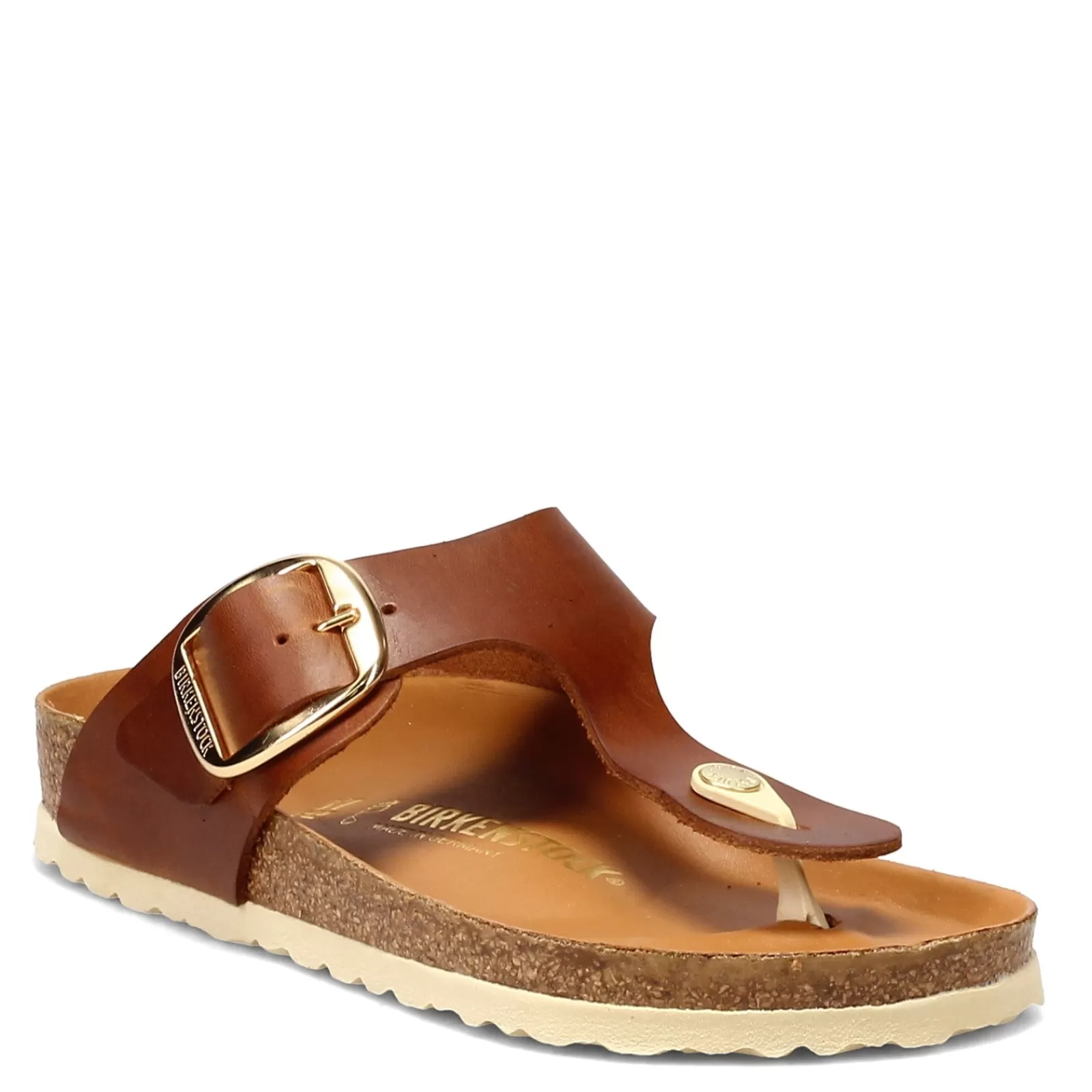 Cheap Birkenstock Women's , Gizeh Big Buckle Sandal - Regular Width Cognac