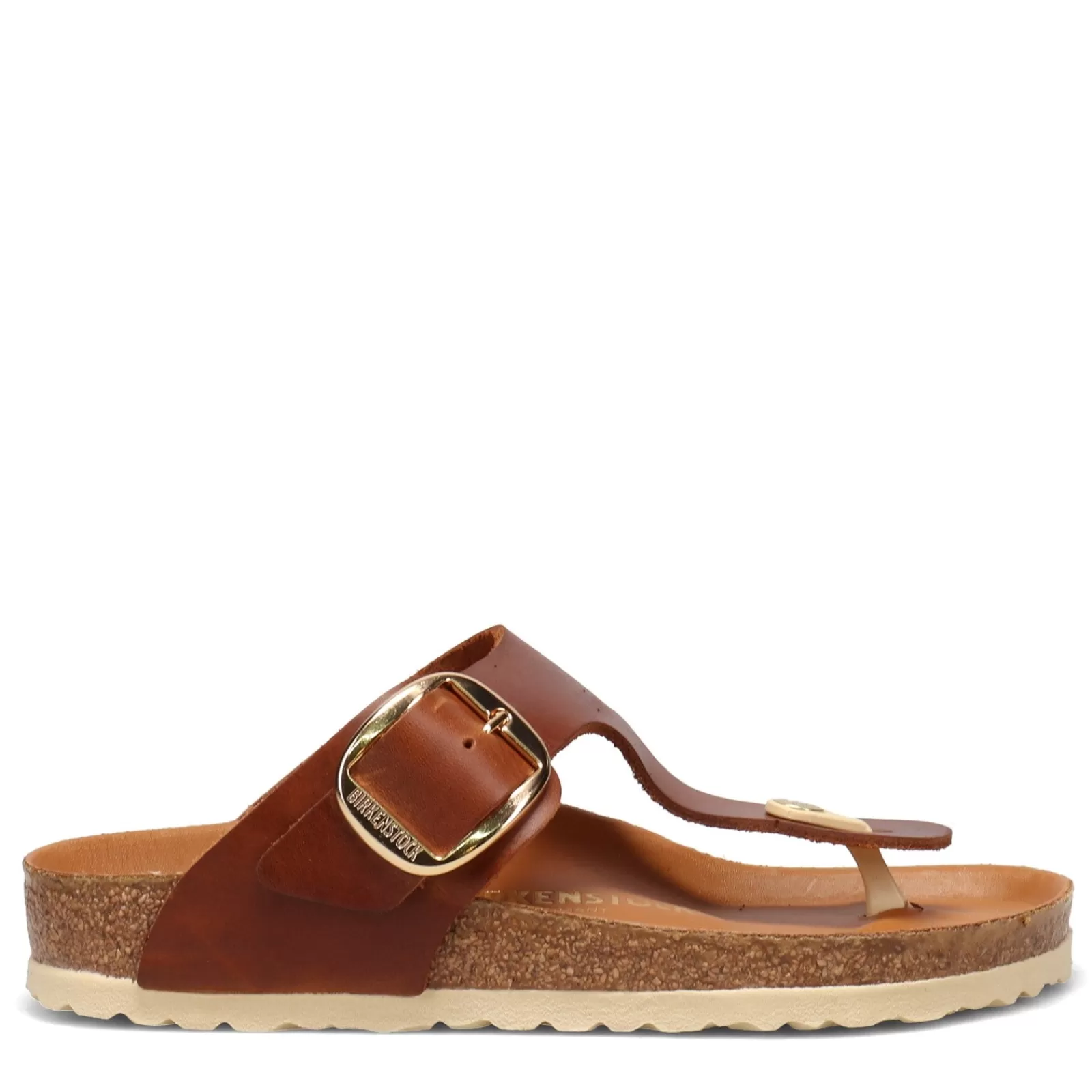 Cheap Birkenstock Women's , Gizeh Big Buckle Sandal - Regular Width Cognac