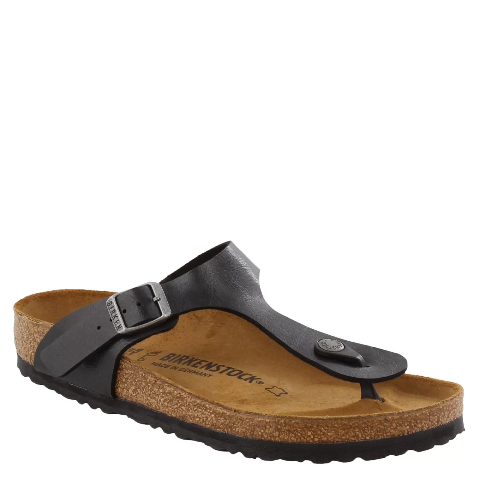 Cheap Birkenstock Women's , Gizeh Birko-Flor Sandal - Regular Width Licorice