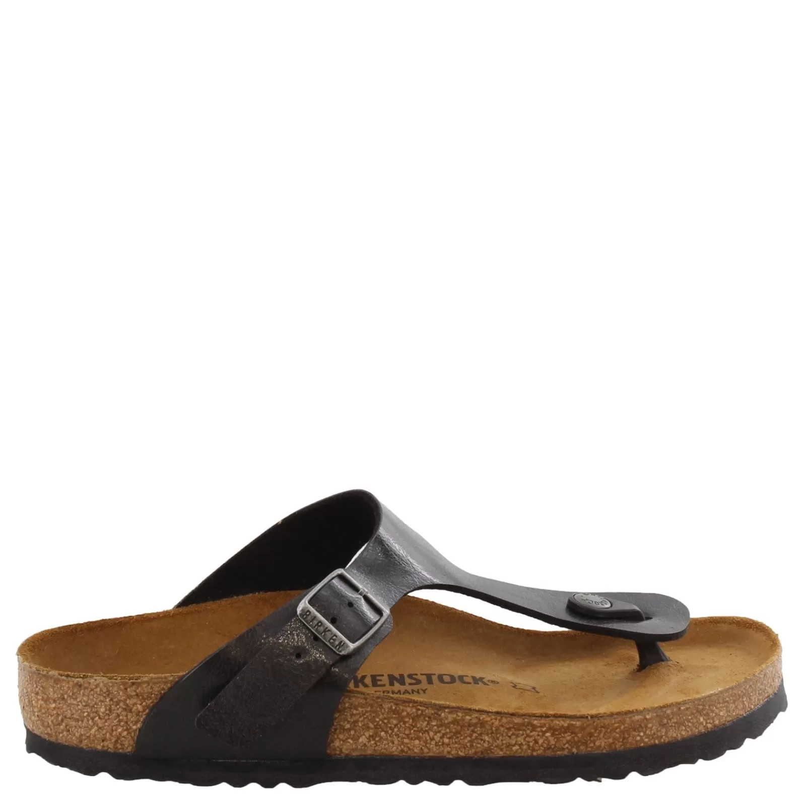 Cheap Birkenstock Women's , Gizeh Birko-Flor Sandal - Regular Width Licorice