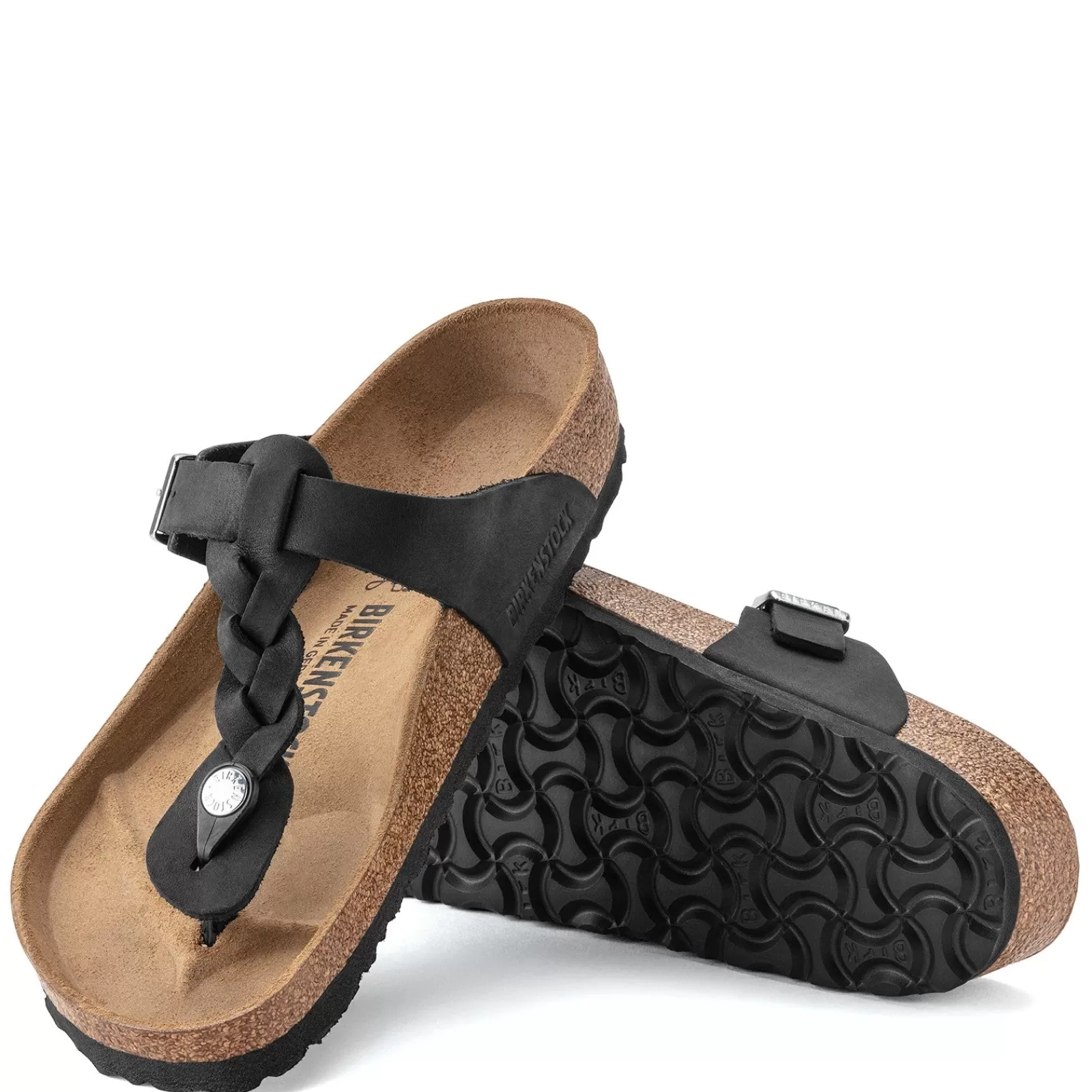 Hot Birkenstock Women's , Gizeh Braid Sandal - Regular Width Black