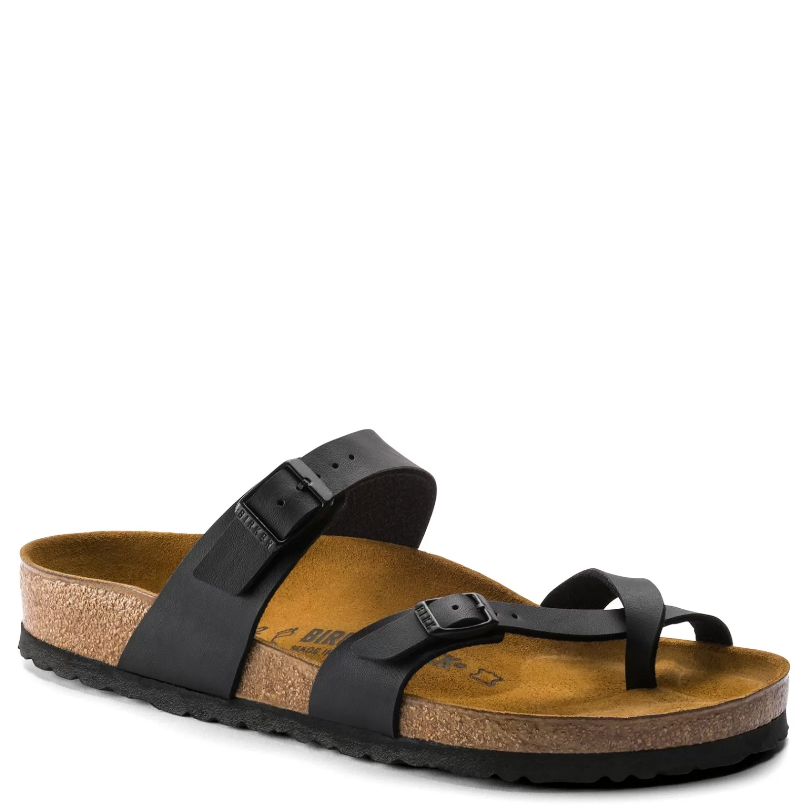 Discount Birkenstock Women's , Mayari Sandal - Narrow Fit Black Birko-Flor