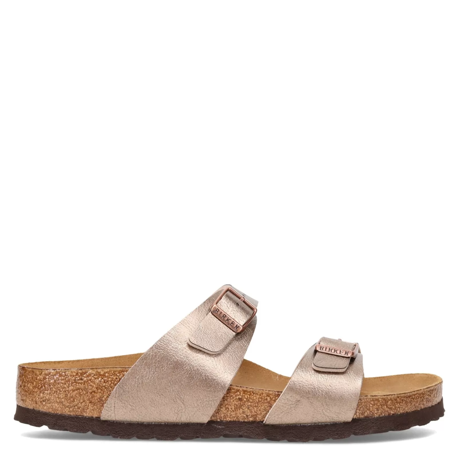 Best Sale Birkenstock Women's , Sydney Birko-Flor Slide Sandal - Narrow Width Taupe