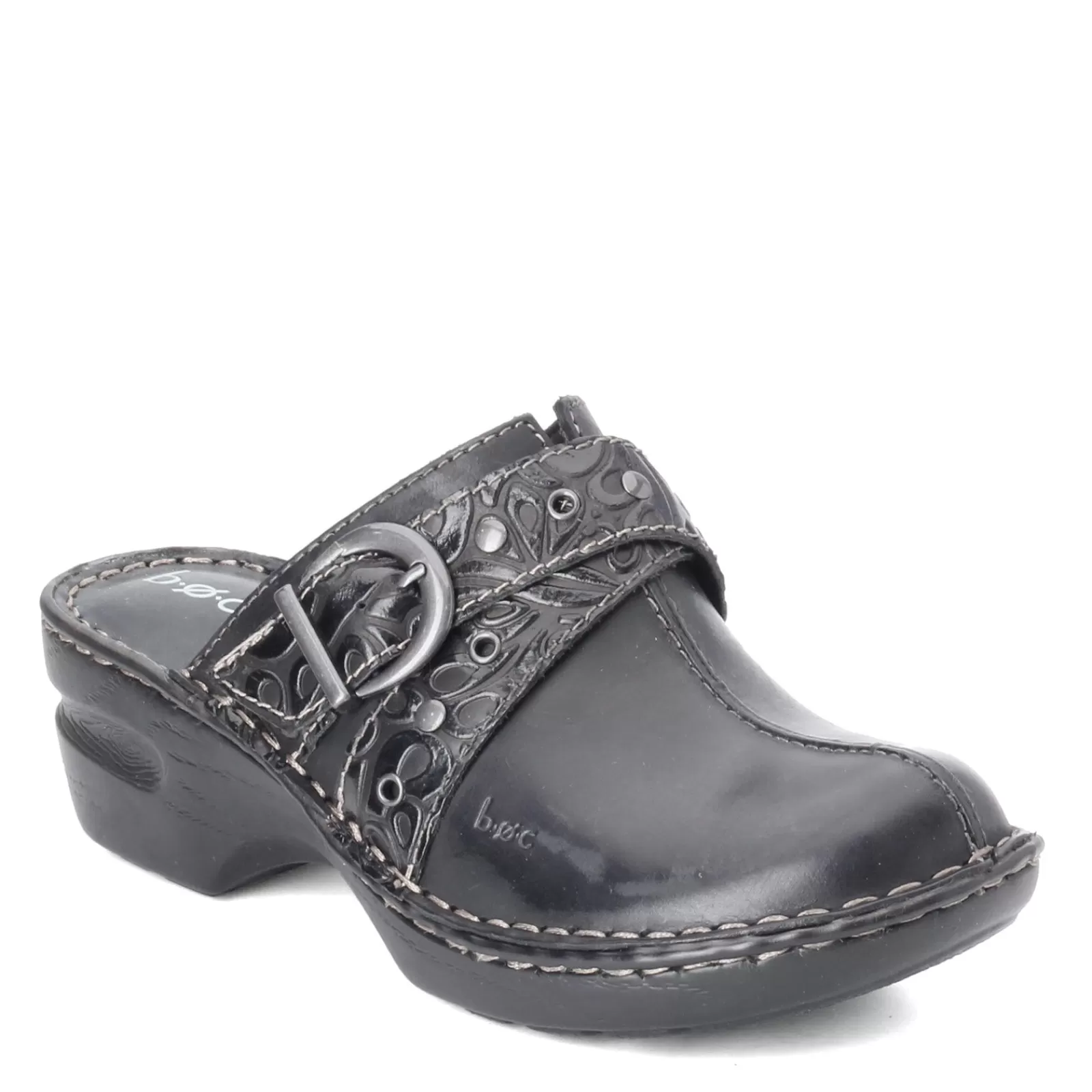 Clearance b.o.c Women's , Karley Clog Black Oiled Nubuck