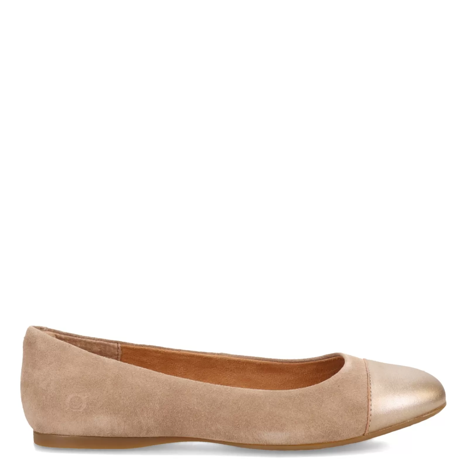 Hot Born Women's , Batti Flat Taupe/Bronze