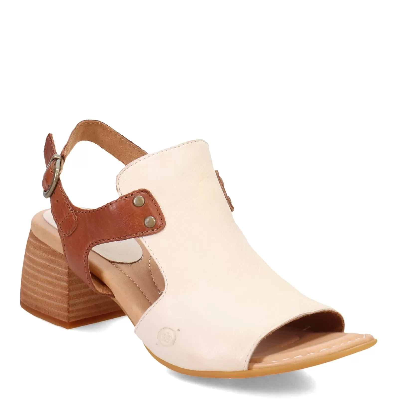 Fashion Born Women's , Sylvie Sandal White/Brown