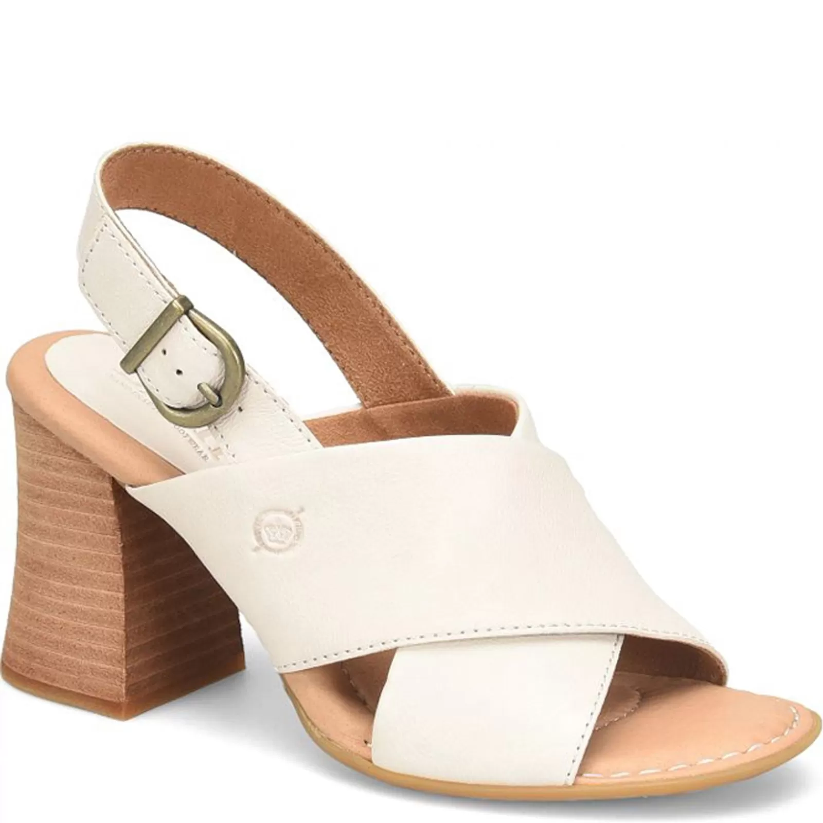 Store Born Women's , Tessa Sandal White