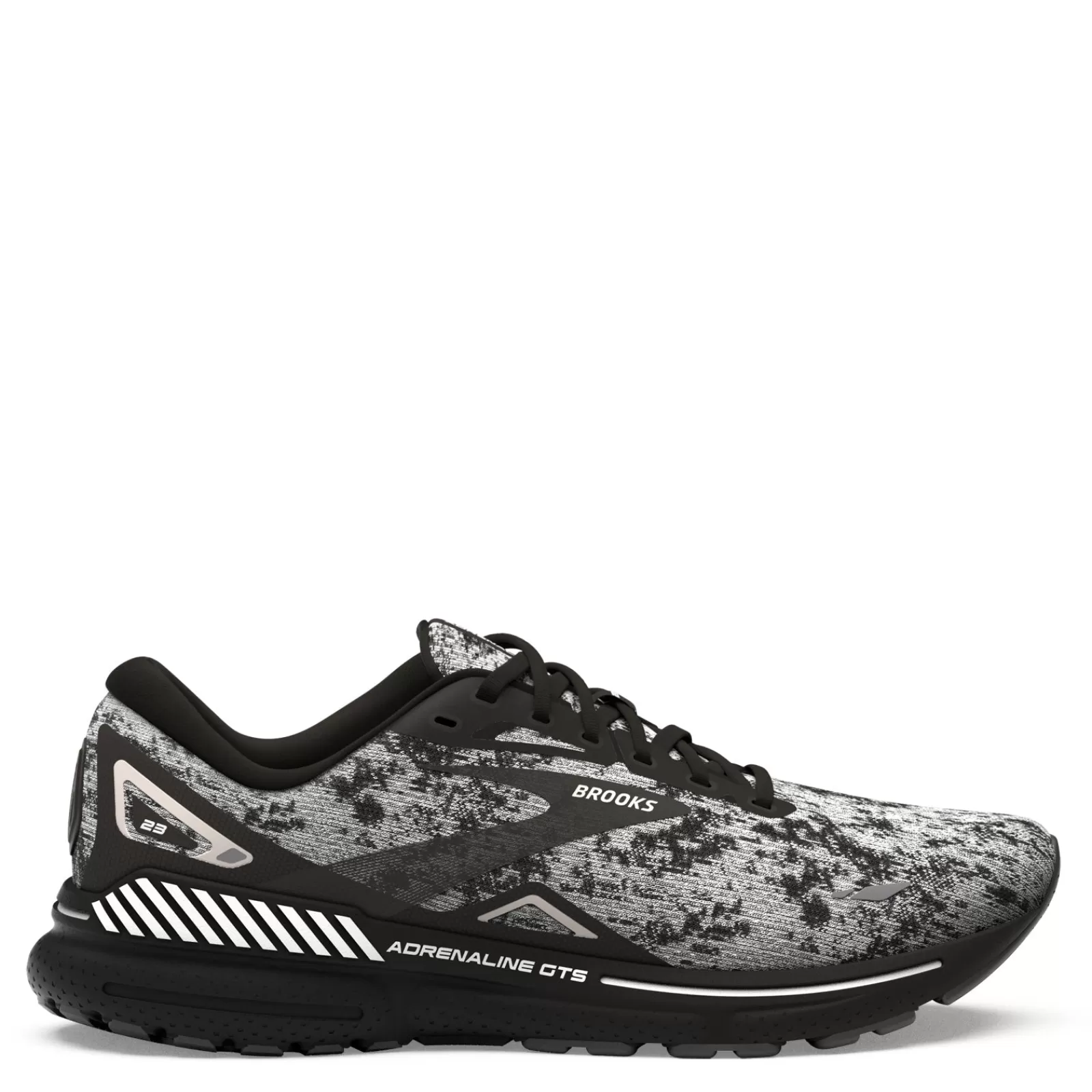 Best Brooks Women's , Adrenaline GTS 23 Running Shoe - Wide Width White/Grey/Black