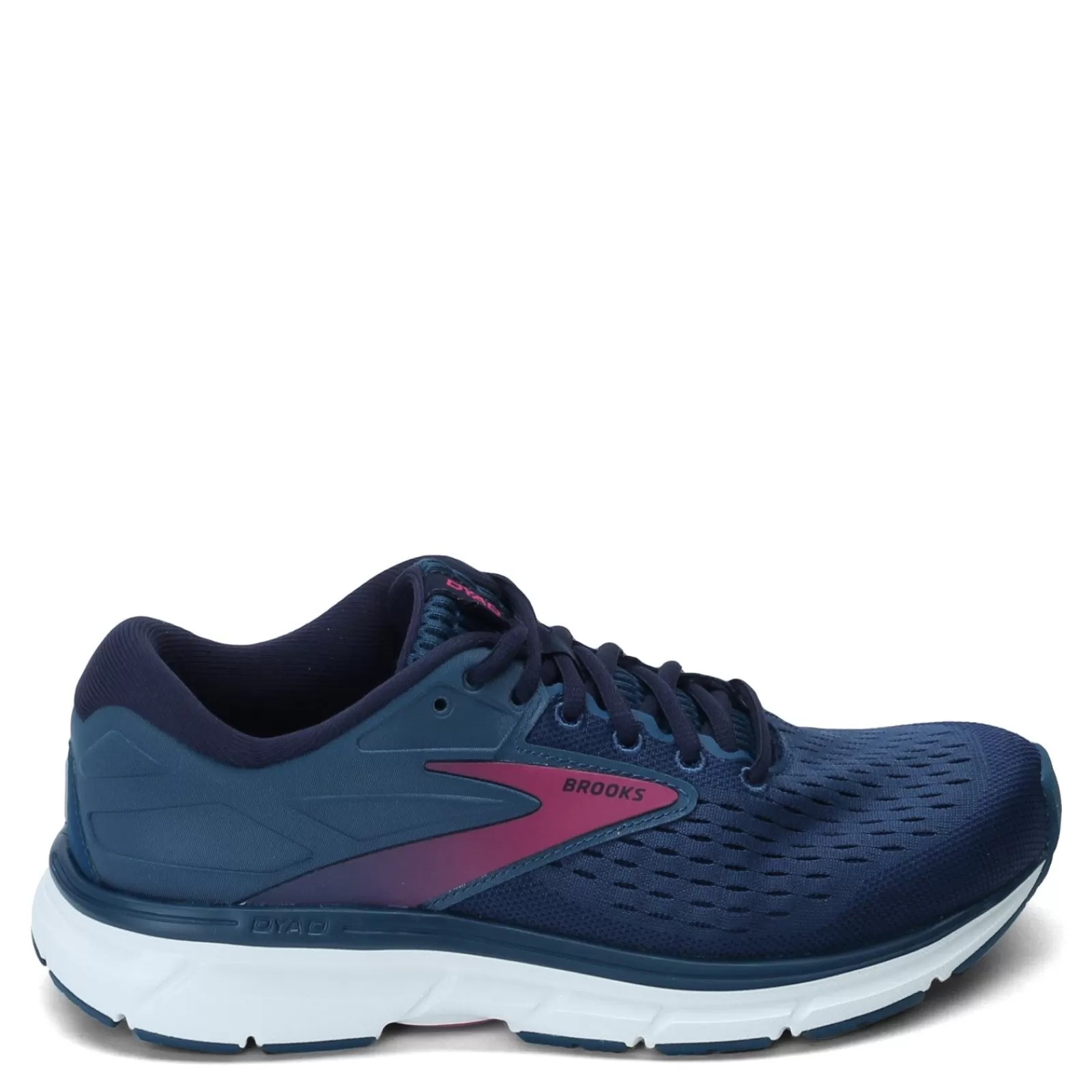 Cheap Brooks Women's , Dyad 11 Running Shoe Blue/Navy/Beetroot