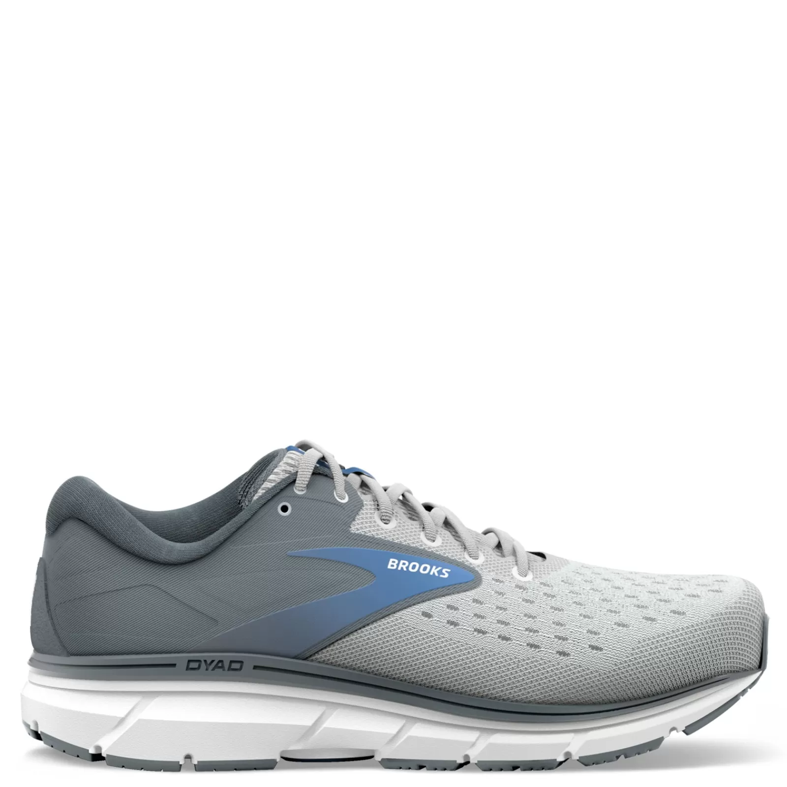 Clearance Brooks Women's , Dyad 11 Running Shoe Grey/White/Blue