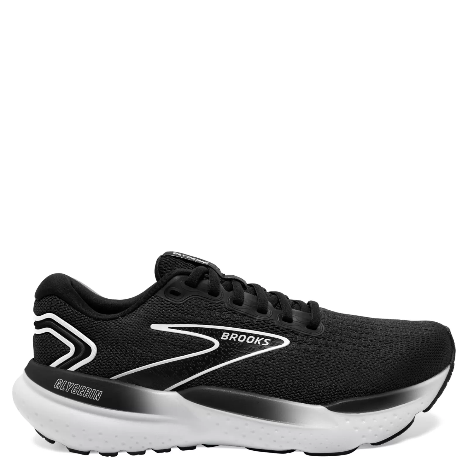 Outlet Brooks Women's , Glycerin 21 Running Shoe - Wide Width Black/Grey/White