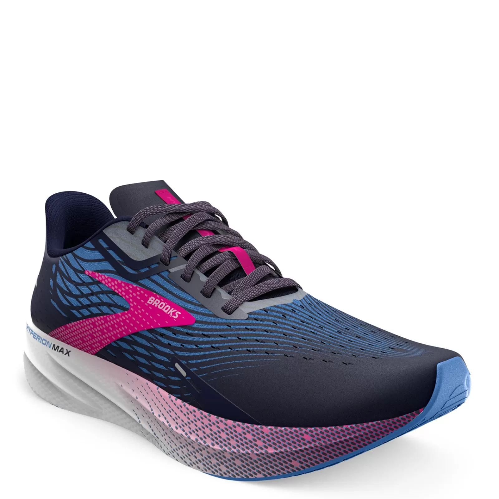 Cheap Brooks Women's , Hyperion Max Running Shoe Navy/Blue/Pink