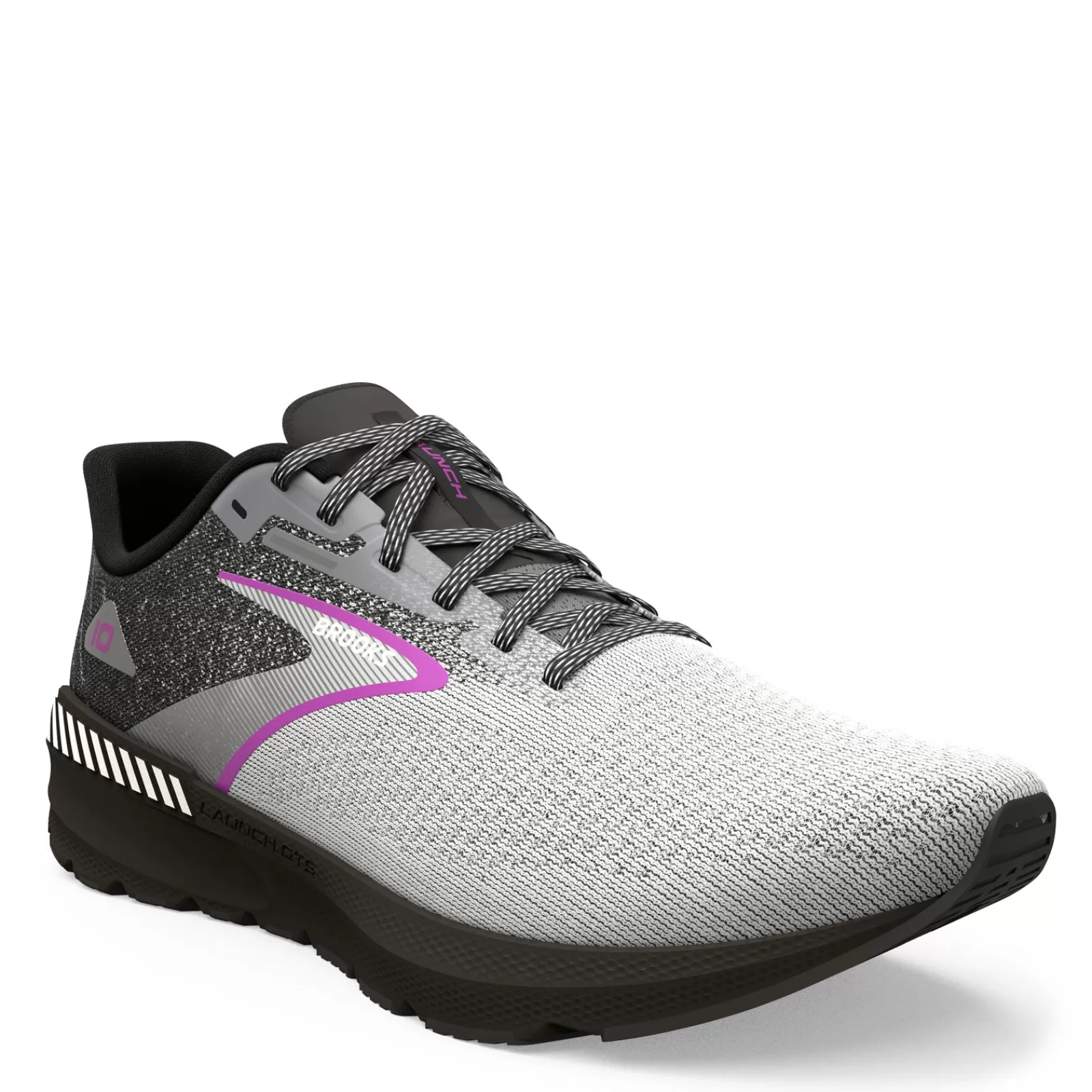 Cheap Brooks Women's , Launch GTS 10 Running Shoe Black/White/Violet