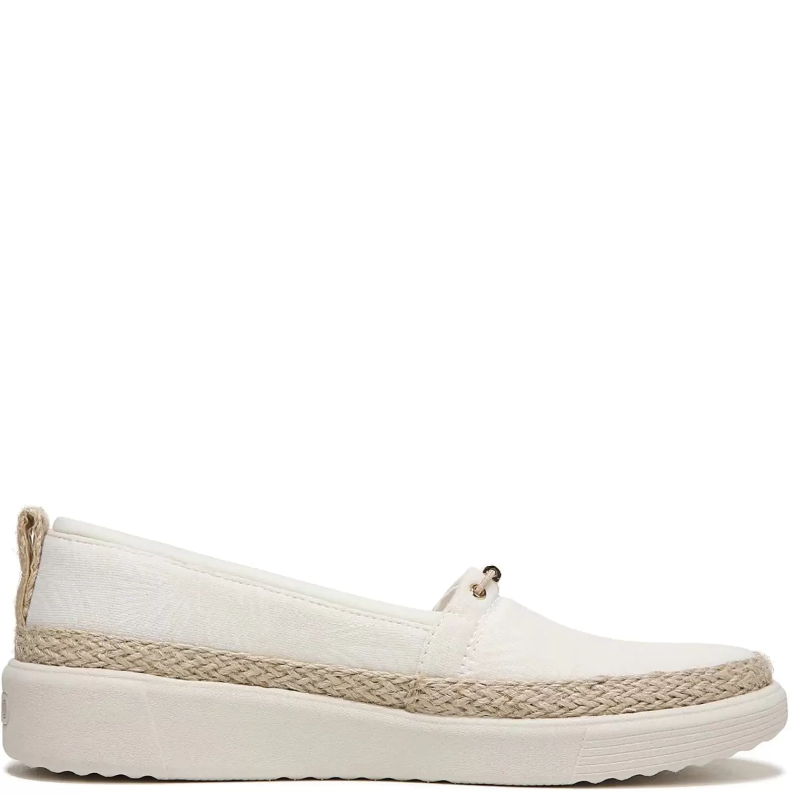 New Bzees Women's , Maui Slip-On White Palm Leaf