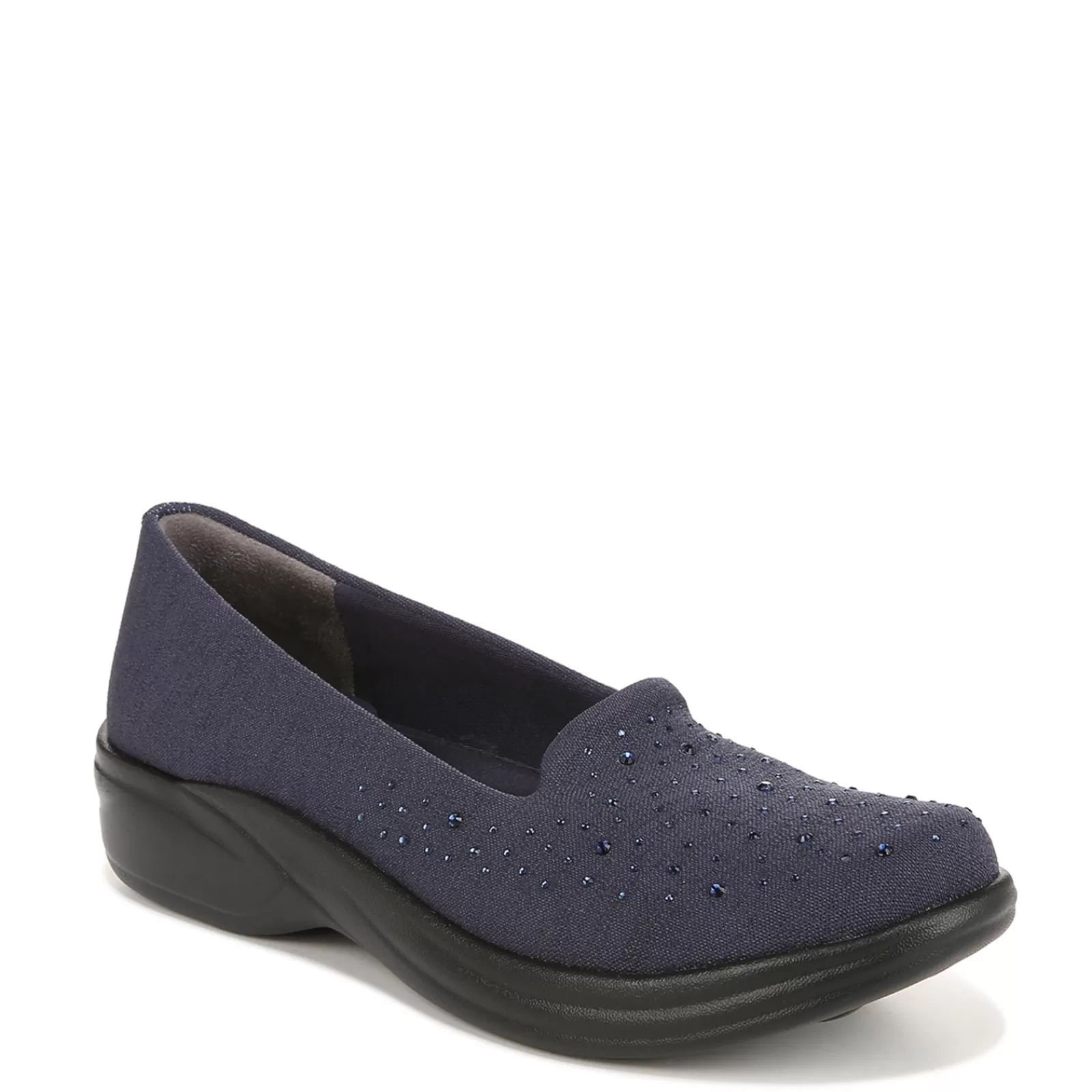 Fashion Bzees Women's , Poppyseed 3 Slip-On Navy