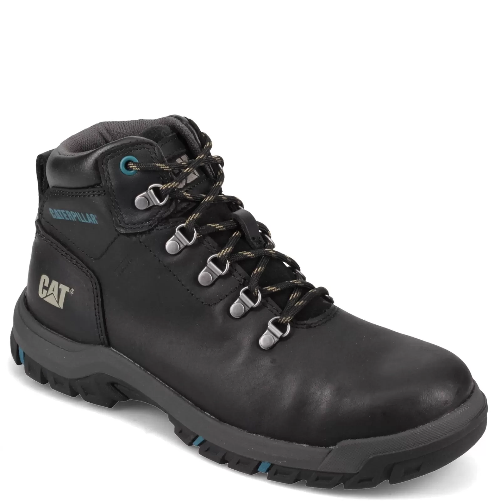 Discount Caterpillar Women's , Mae Steel Toe Waterproof Work Boot Black