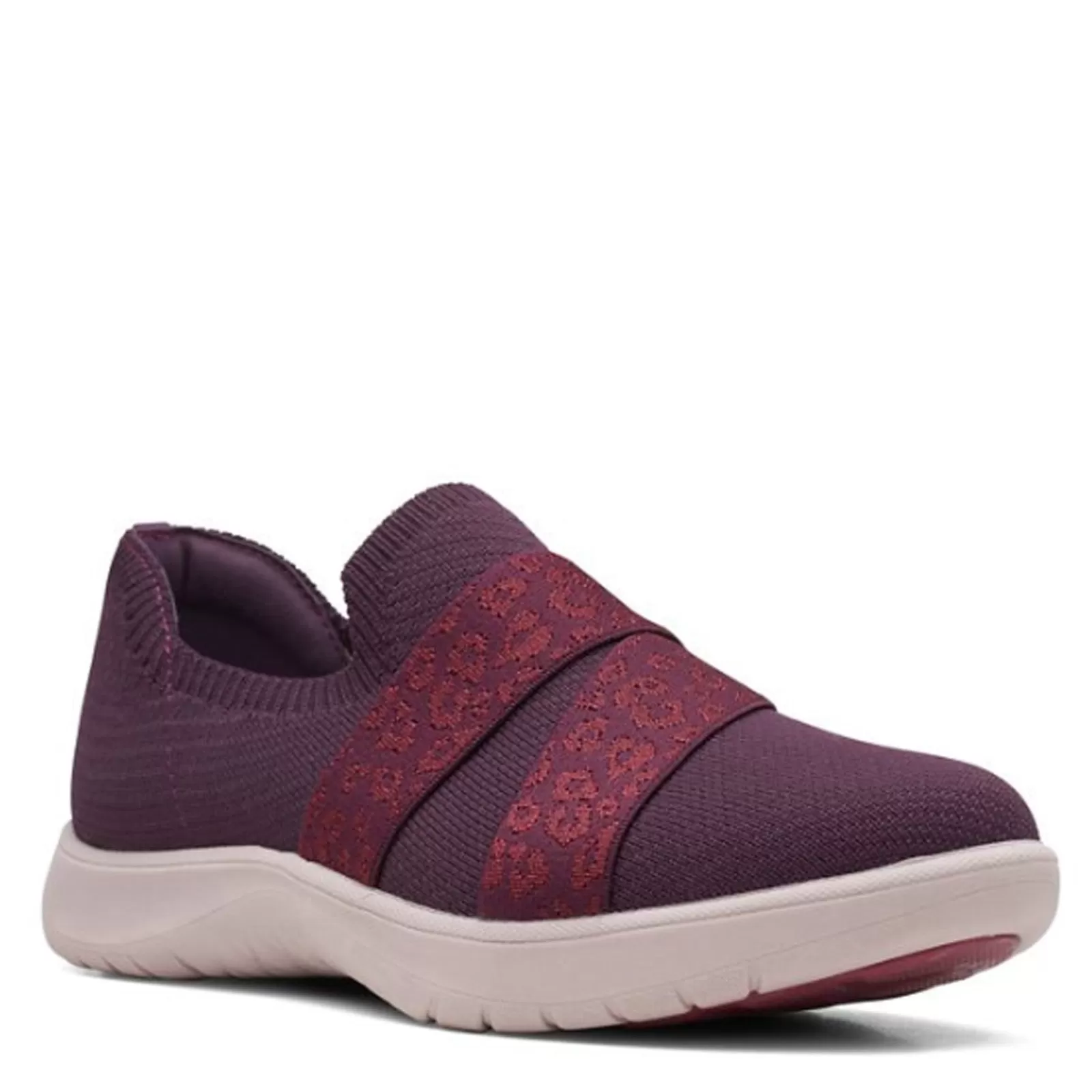 Best Clarks Women's , Adella Stride Slip-On Burgundy