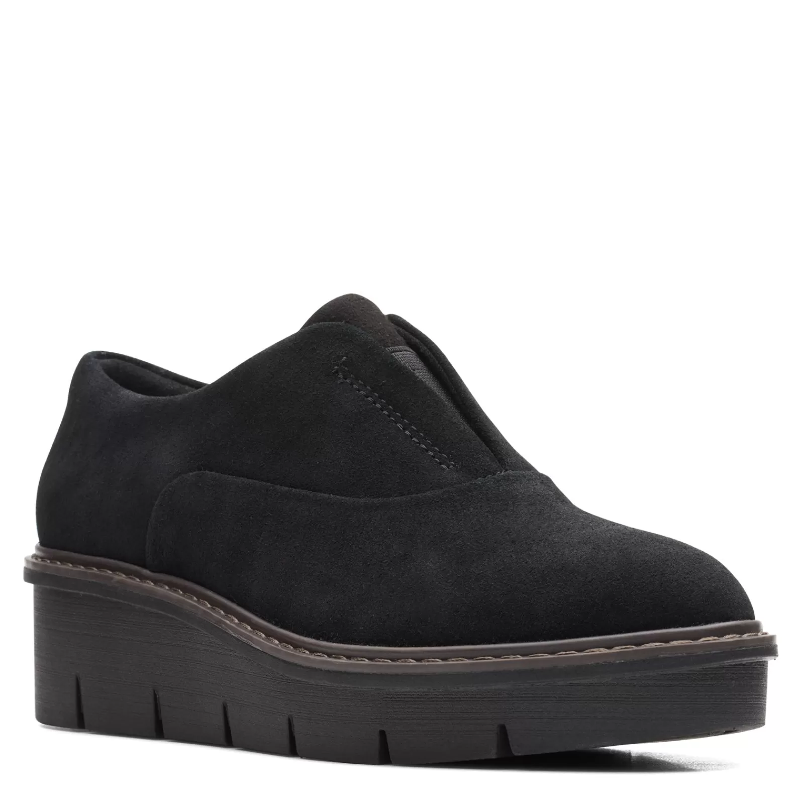 Best Sale Clarks Women's , Airabell Sky Slip-On Black Suede