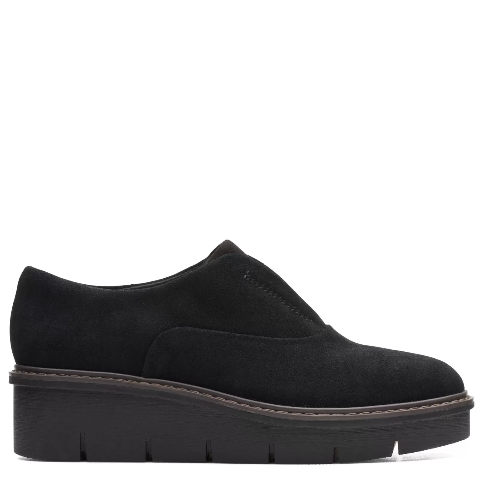 Best Sale Clarks Women's , Airabell Sky Slip-On Black Suede