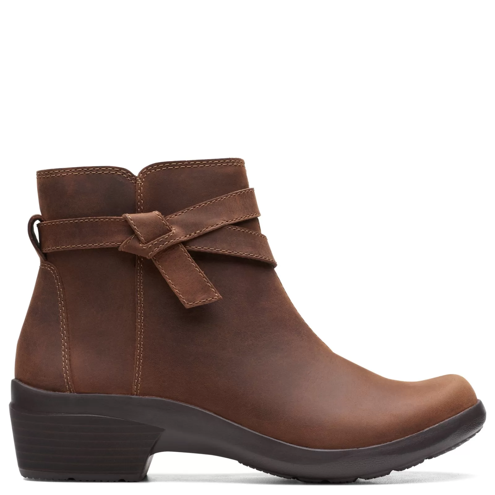 Hot Clarks Women's , Angie Spice Boot Dark Tan