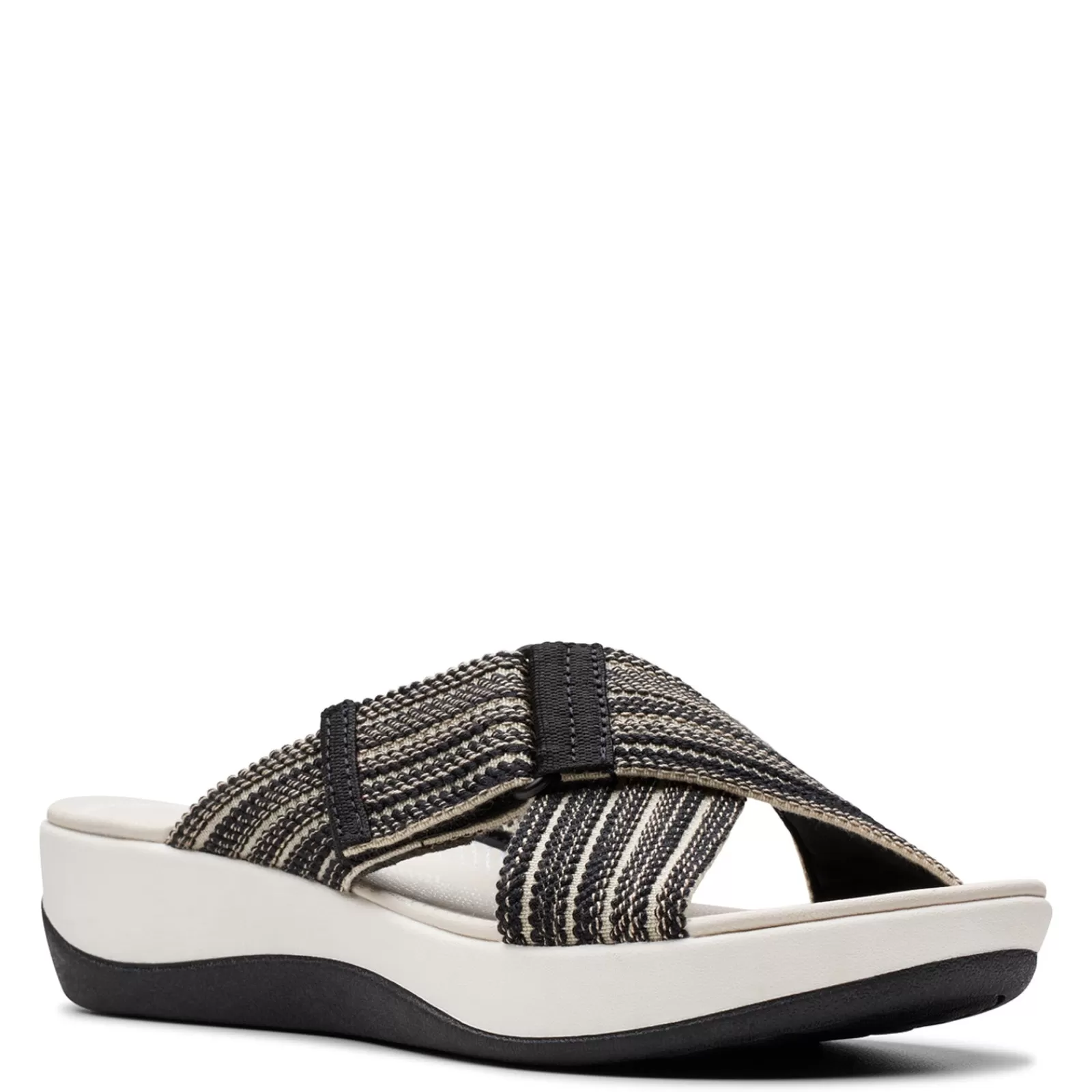 Best Clarks Women's , Arla Wave Sandal Black Combi