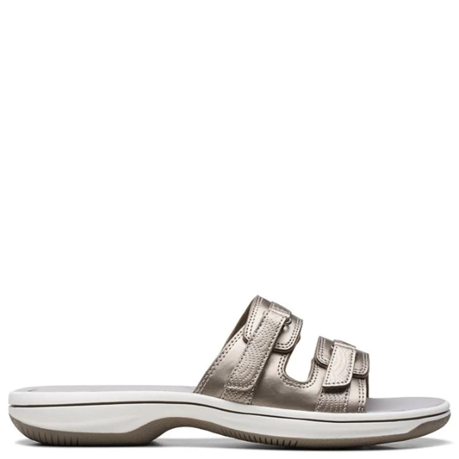 Outlet Clarks Women's , Breeze Piper Sandal Pewter