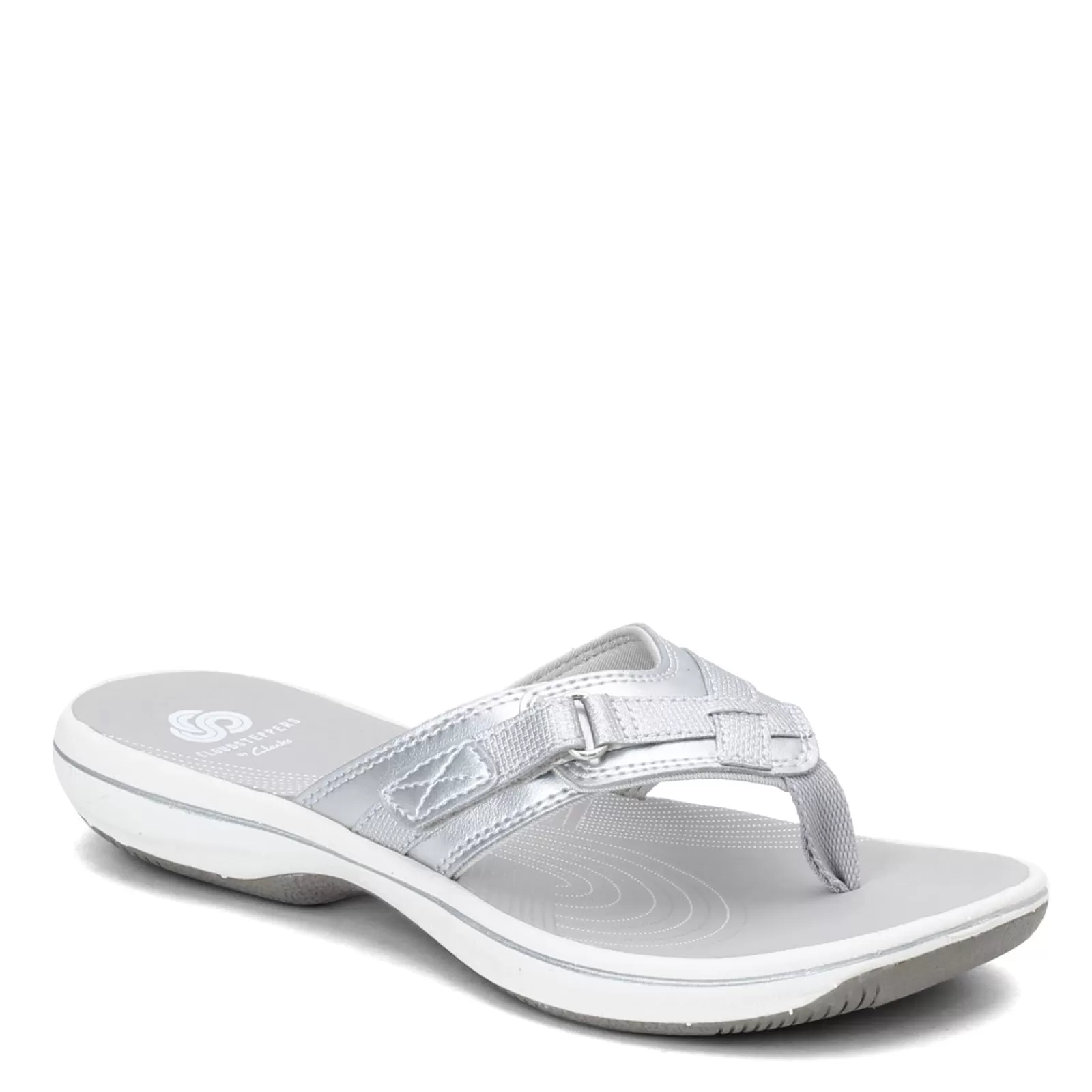 Best Clarks Women's , Breeze Sea Sandal Silver