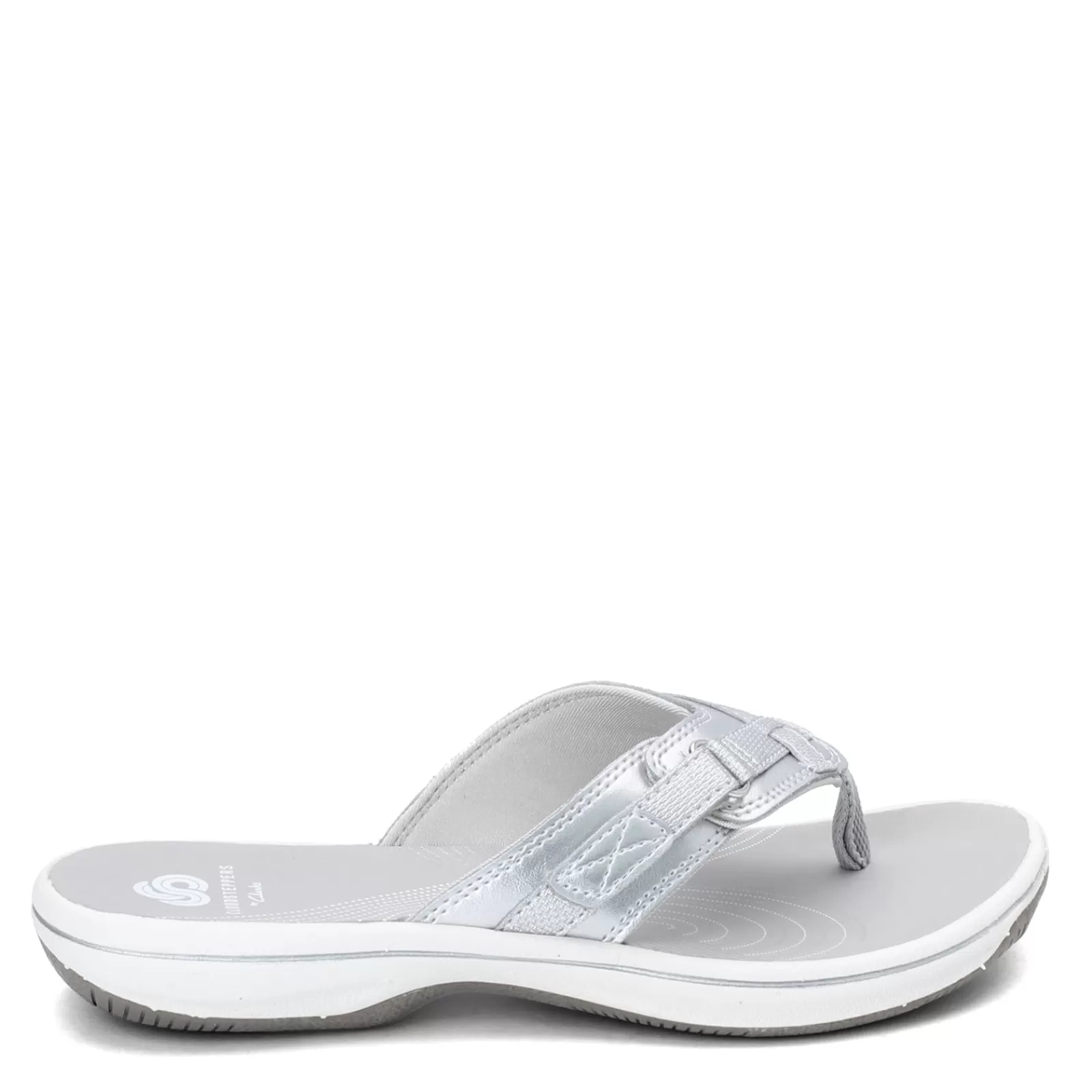 Best Clarks Women's , Breeze Sea Sandal Silver