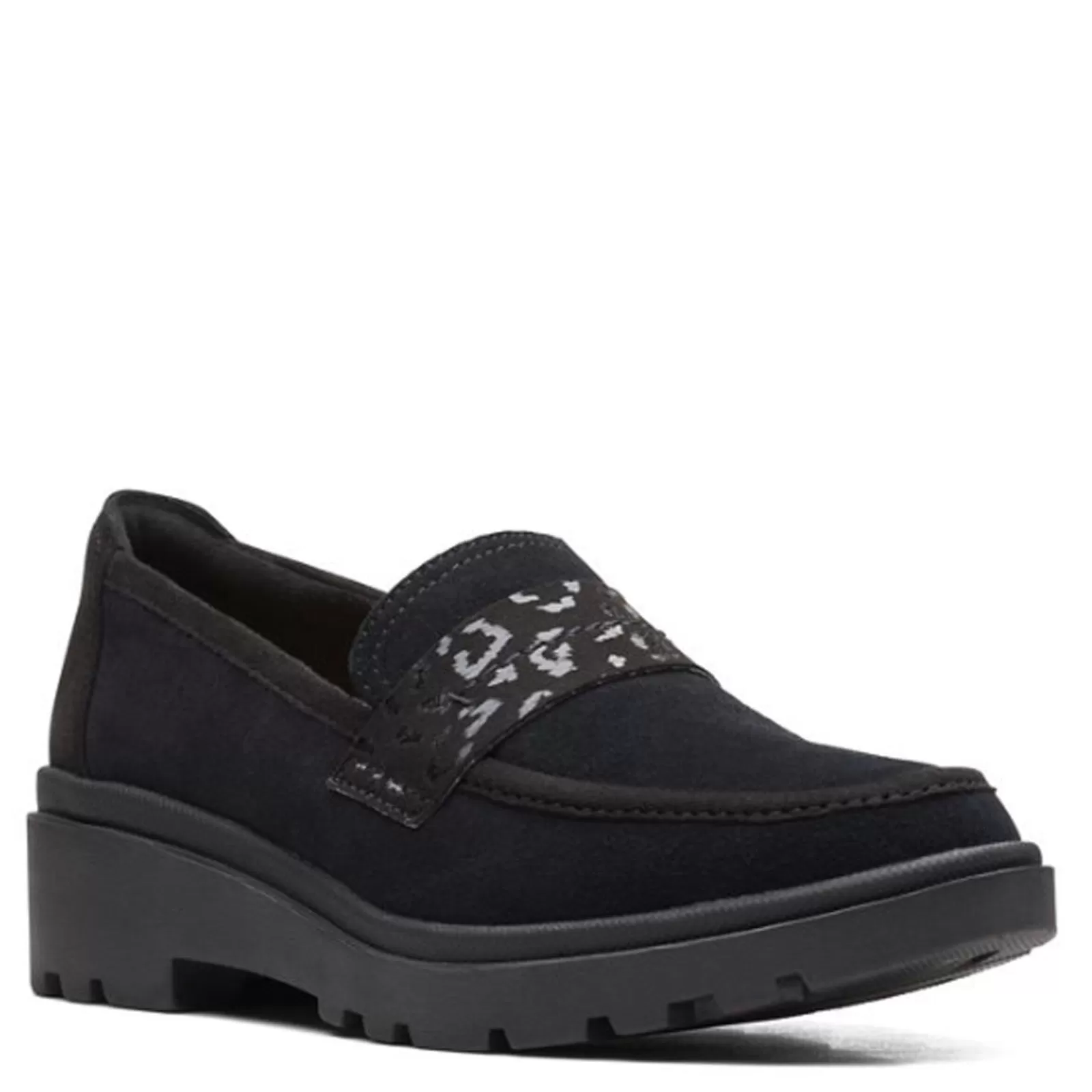 Best Sale Clarks Women's , Calla Ease Loafer Black Suede