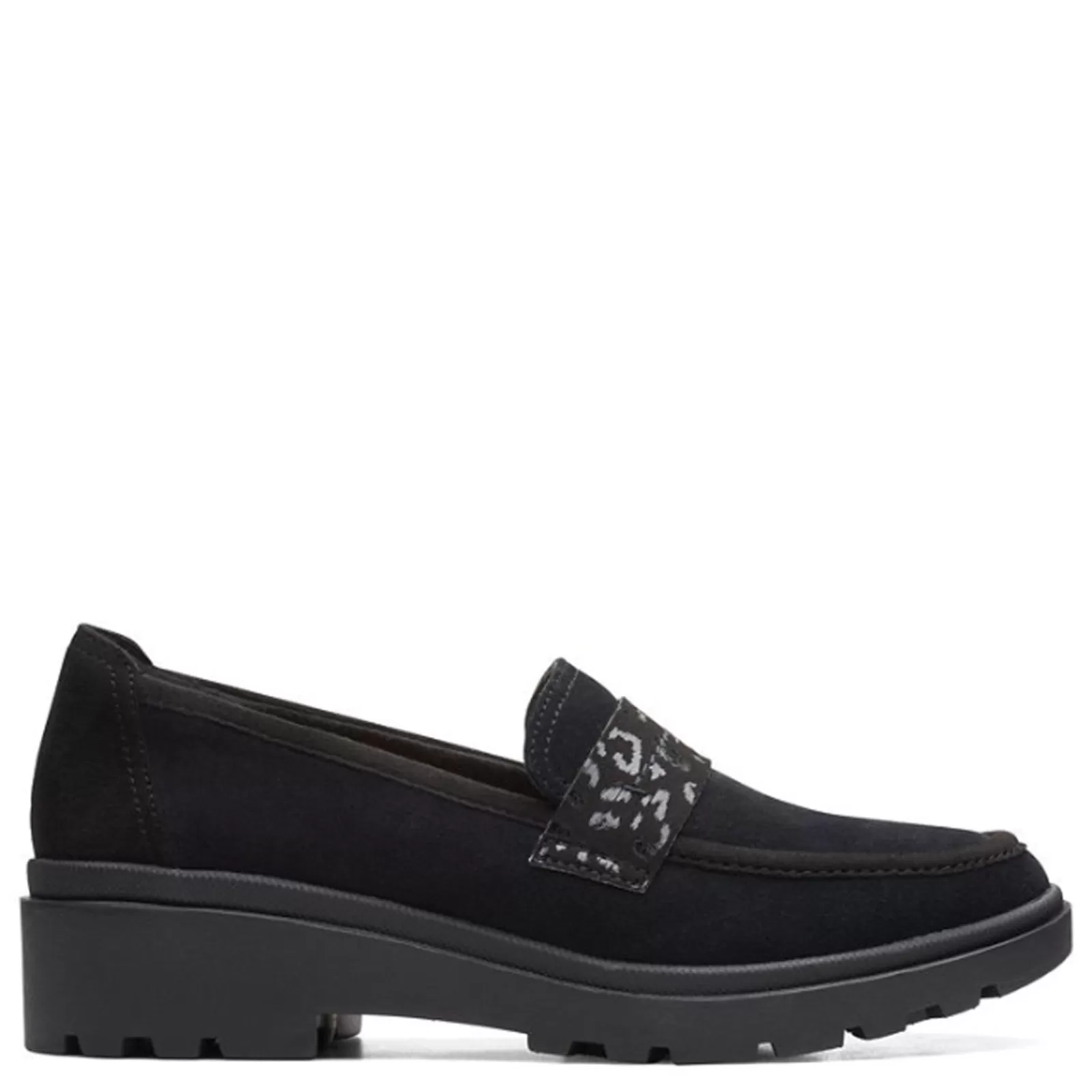 Best Sale Clarks Women's , Calla Ease Loafer Black Suede