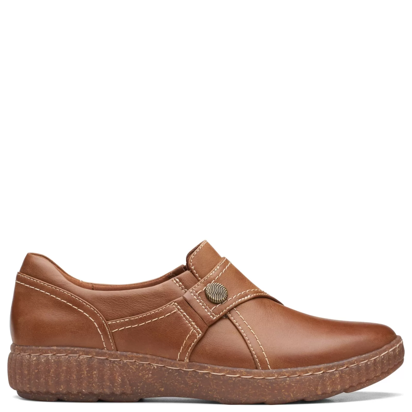 Clearance Clarks Women's , Caroline Pearl Slip-On Dark Tan